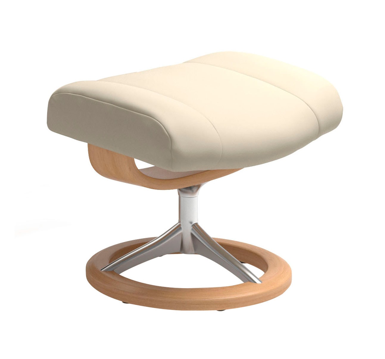 Stressless® Hocker »Garda«, mit Signature Base, Gestell Eichefarben