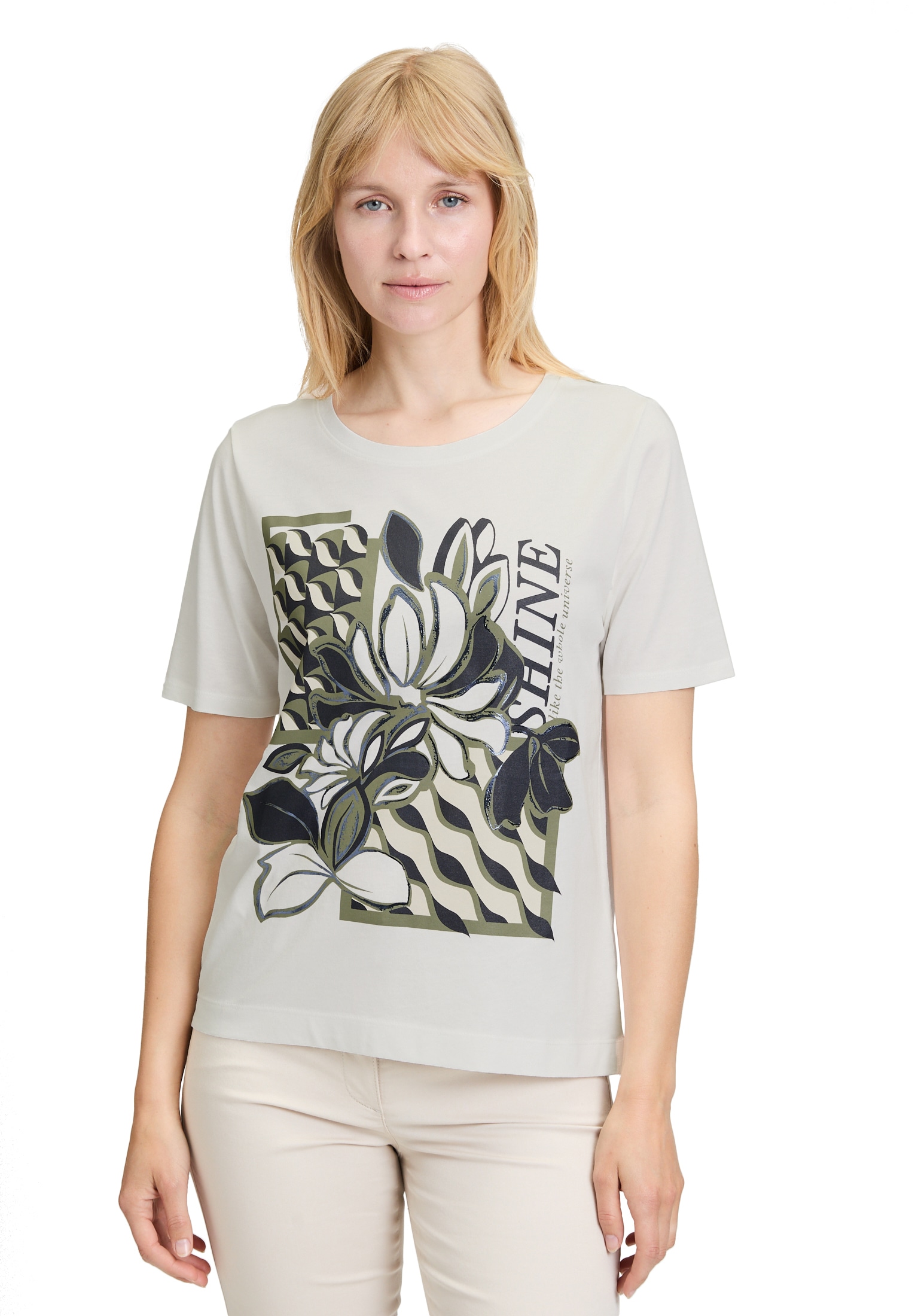 Betty Barclay Kurzarmshirt "Betty Barclay Basic Shirt mit Rundhalsausschnit günstig online kaufen