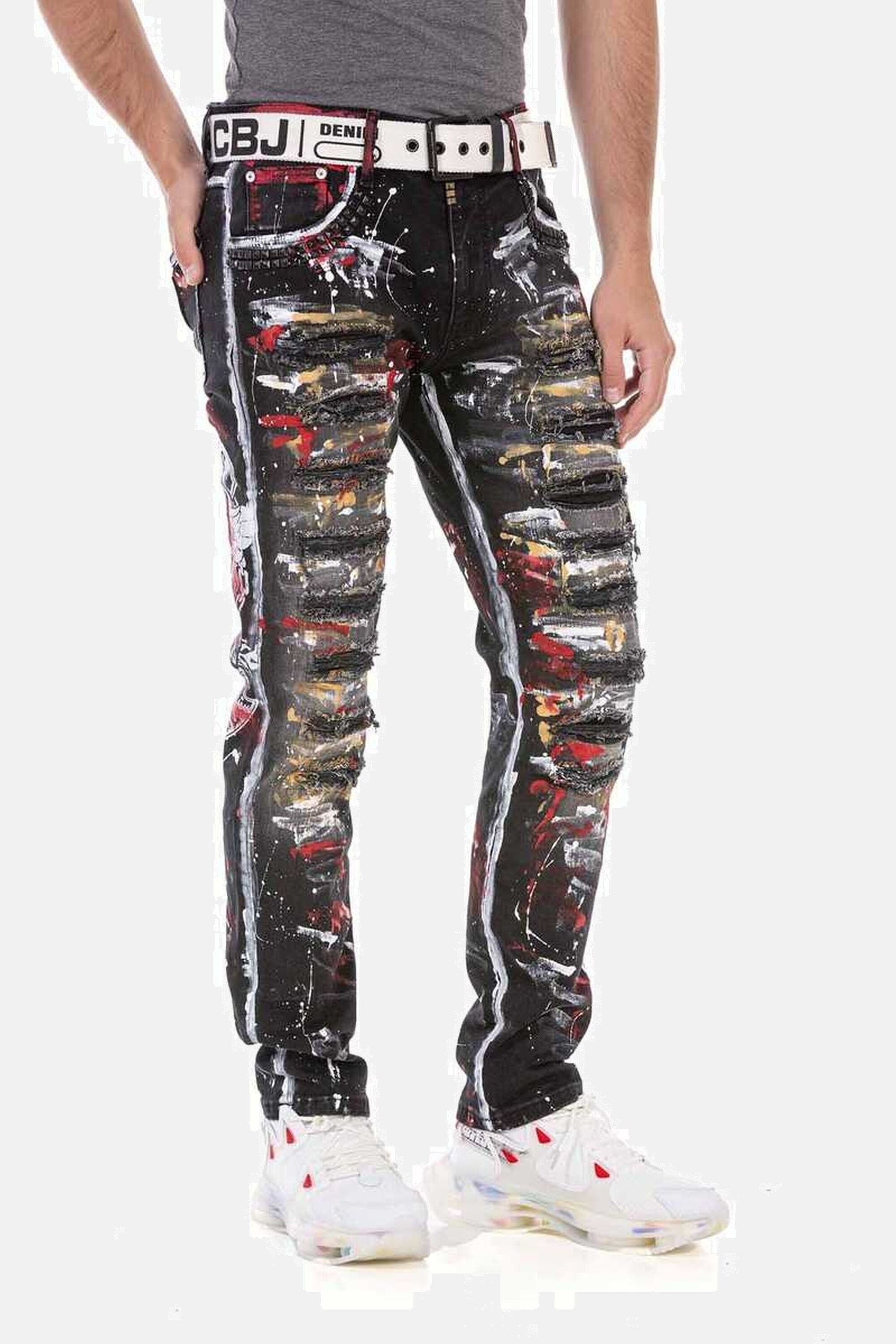 Cipo & Baxx 5-Pocket-Jeans »Jeans«, im coolen Streetstyle, CD715