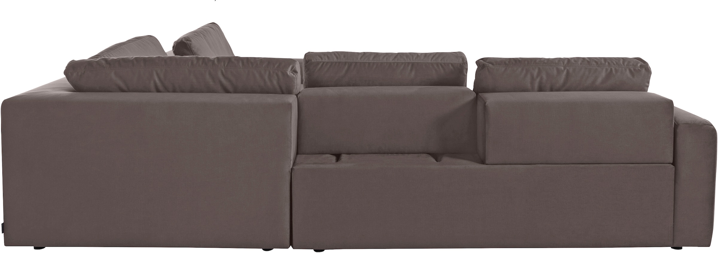 Places of Style Ecksofa »Bloomfield, L-Form«, extra tiefe Sitzfläche, wahlweise mit Sitztiefenverstellung