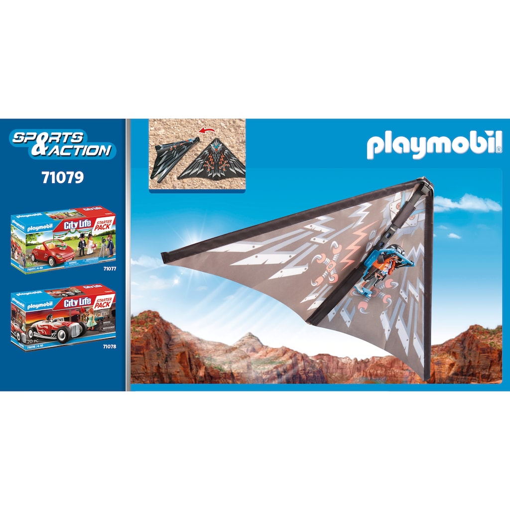 Playmobil® Konstruktions-Spielset »Starter Pack Drachenflieger (71079), Sports & Action«