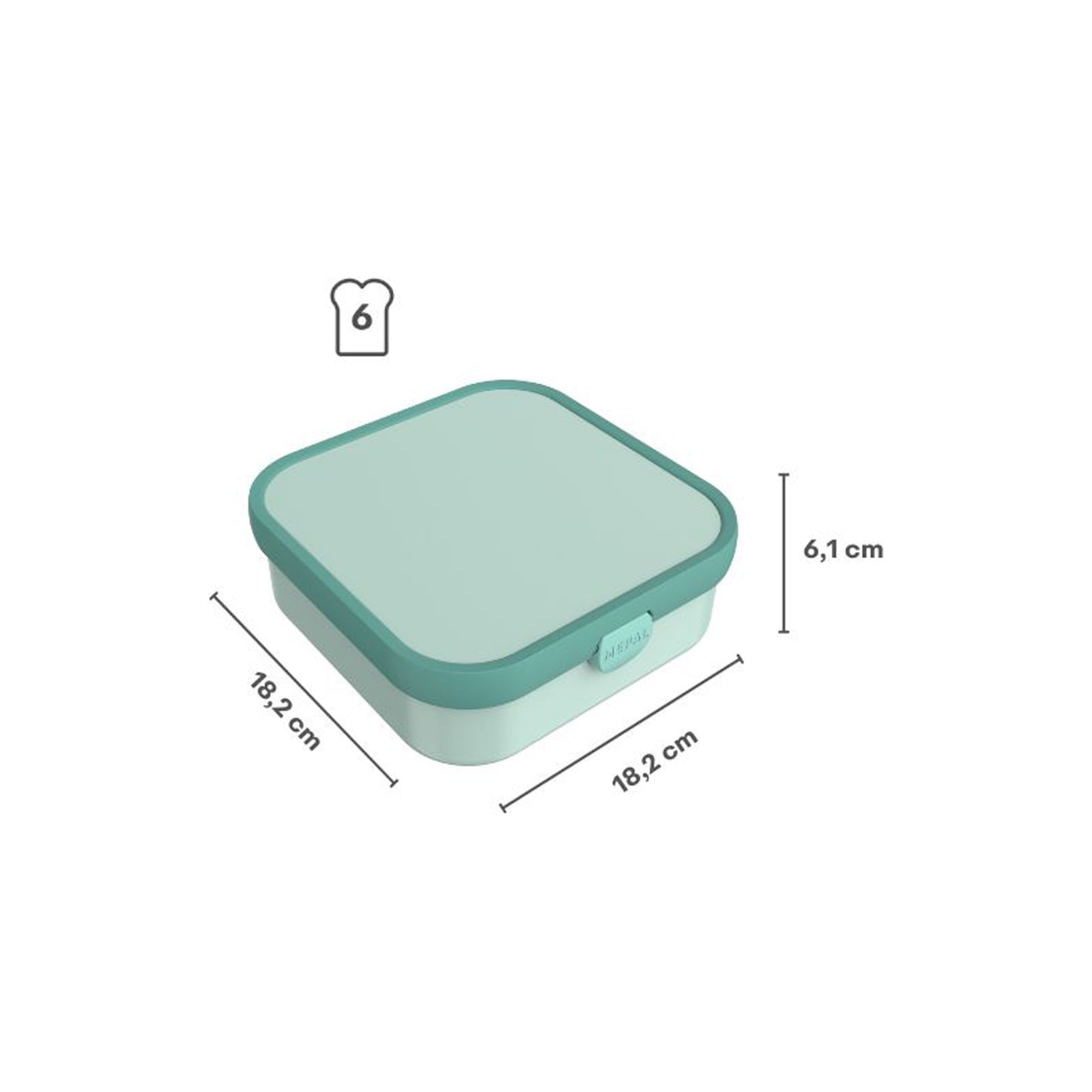 Mepal Lunchbox »Brotdose XL Campus (2025) 1,3 l«, (1 tlg.)