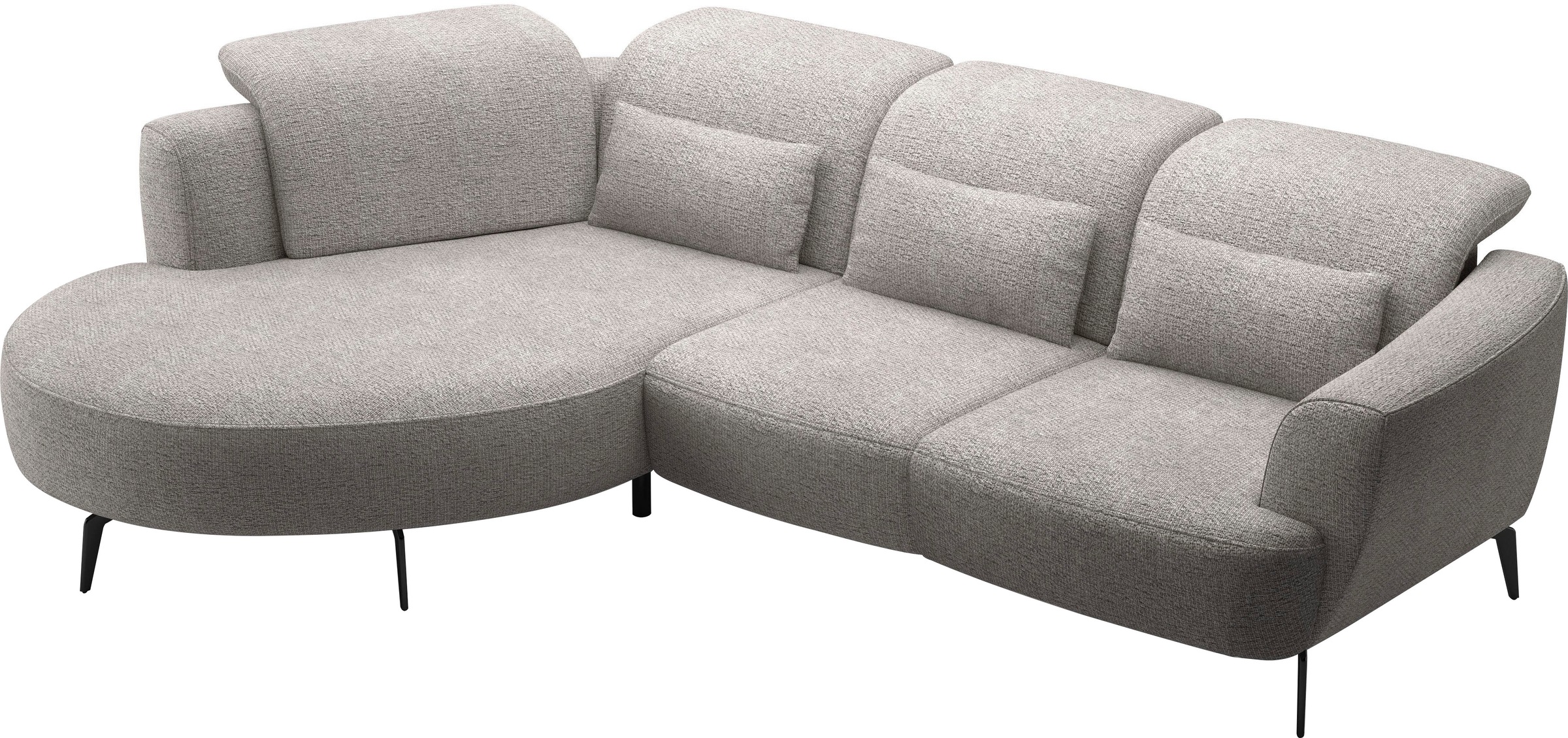 Thumbnail - sit&more Ecksofa "Zoe" ink.Sitztiefenverstellung, wahlweise mit Kopfteilverstellung