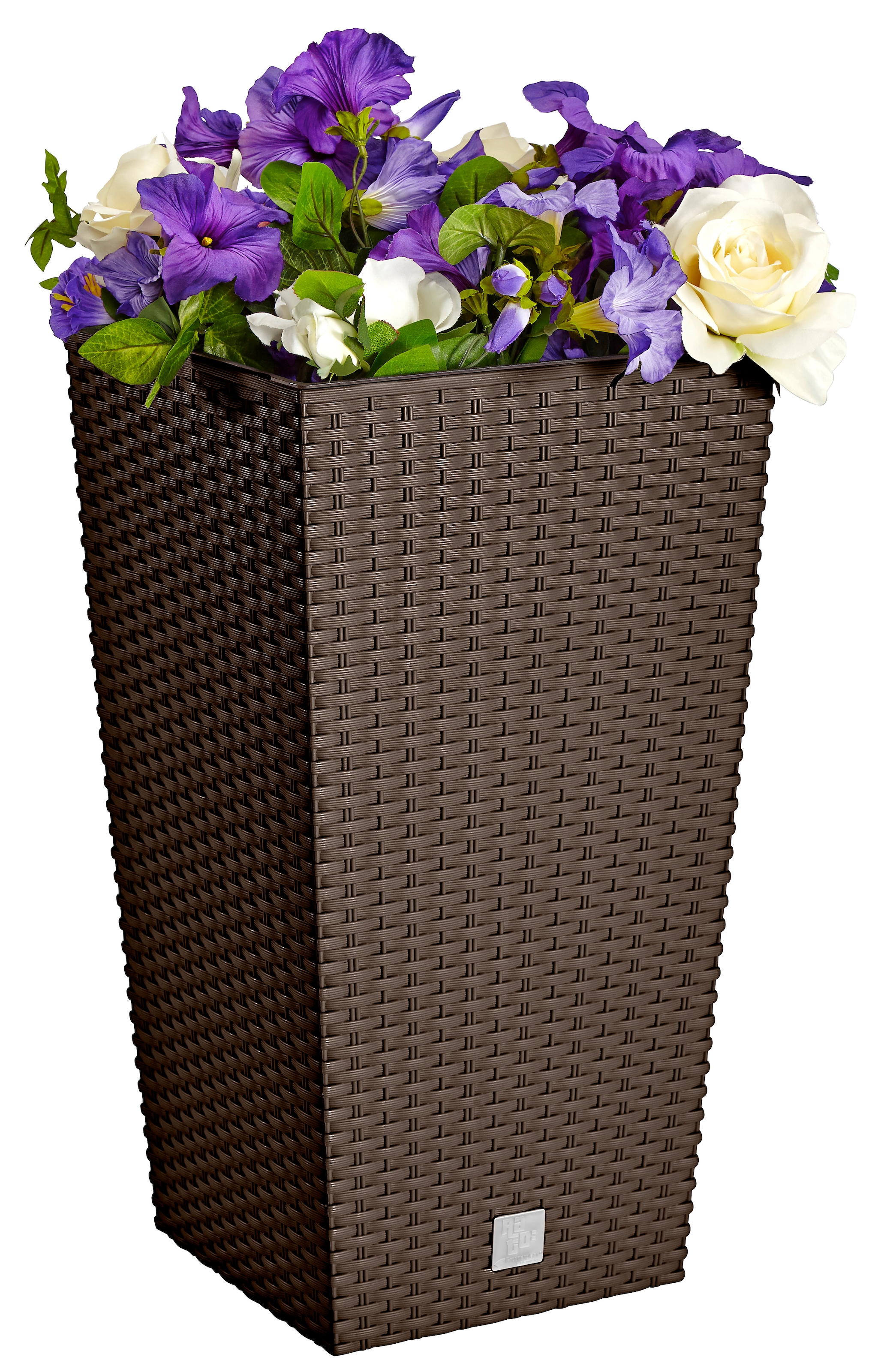 Prosperplast Blumentopf »Rati Square 325«, BxTxH: 33x33x61 cm