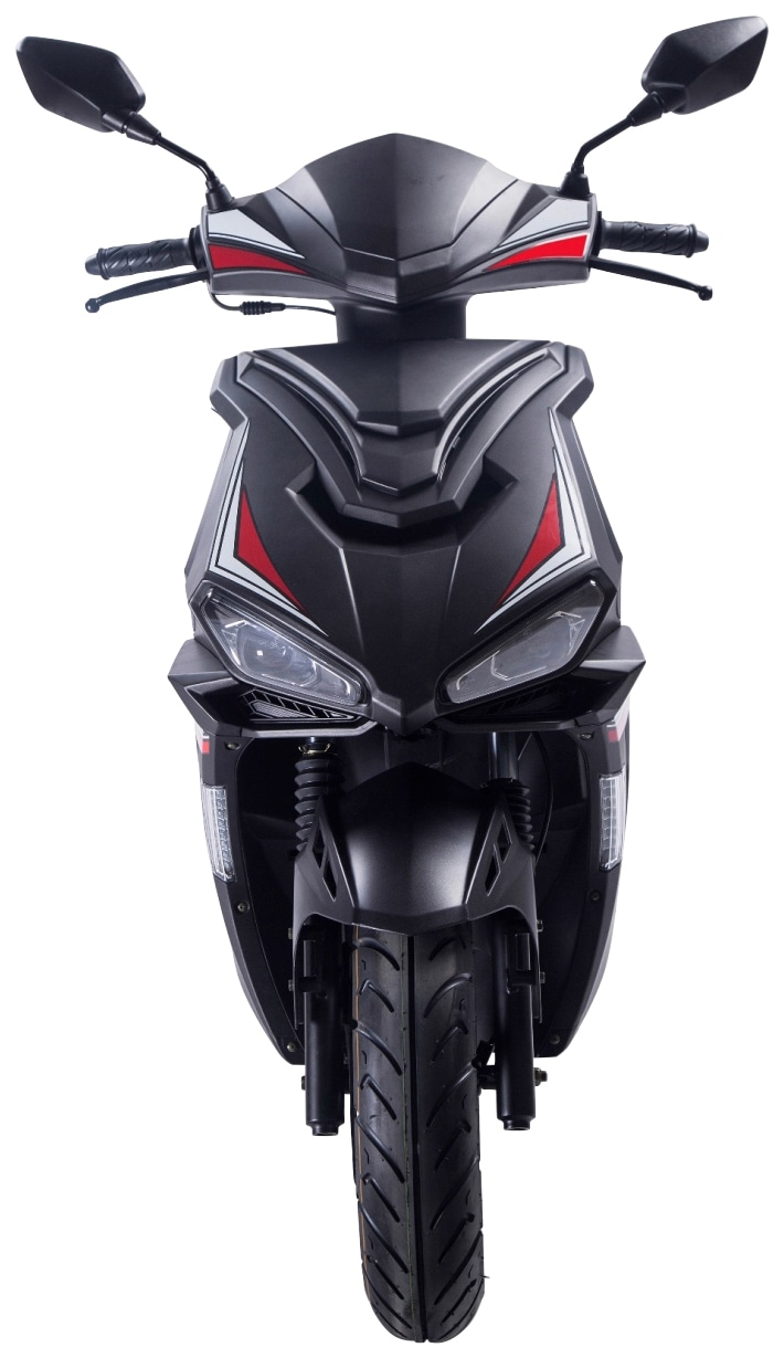 GT UNION Motorroller »Striker«, 125 cm³, 85 km/h, Euro 5, 8,84 PS, mit USB-Anschluss und LED-Vollausstattung, sportliches Design