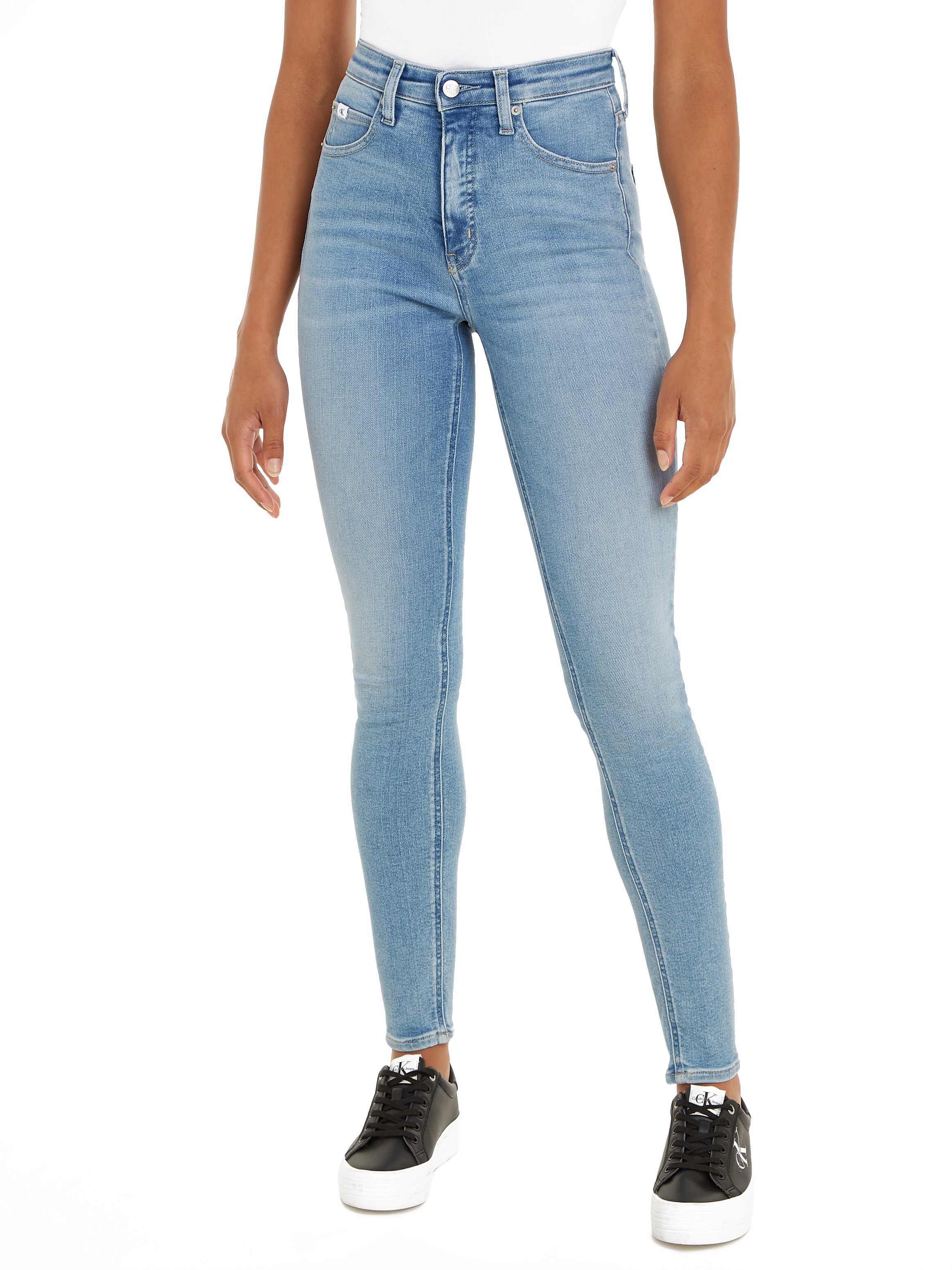 Skinny-fit-Jeans »HIGH RISE SKINNY«, mit Markenlabel