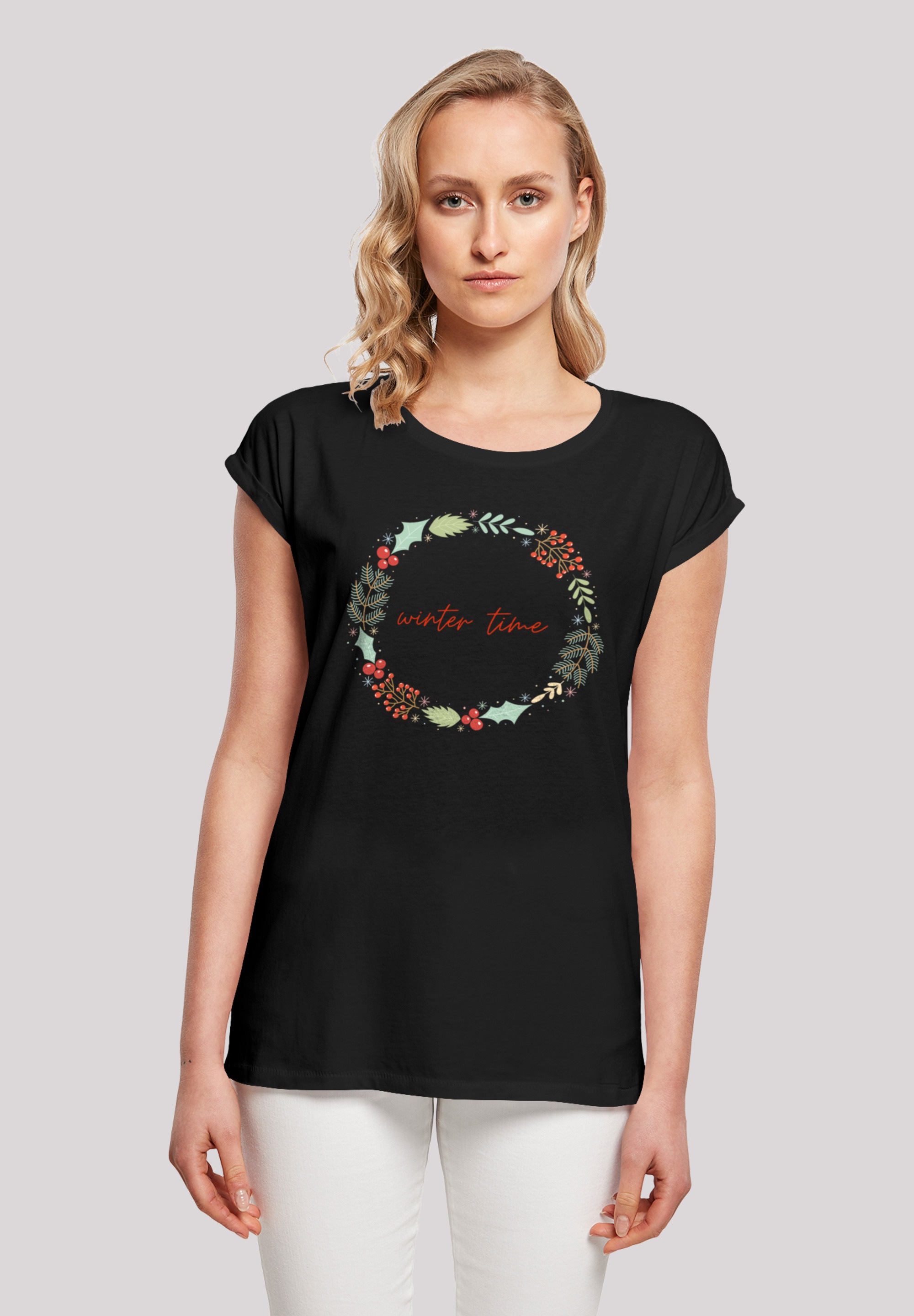 F4NT4STIC T-Shirt "Winter Time", Print