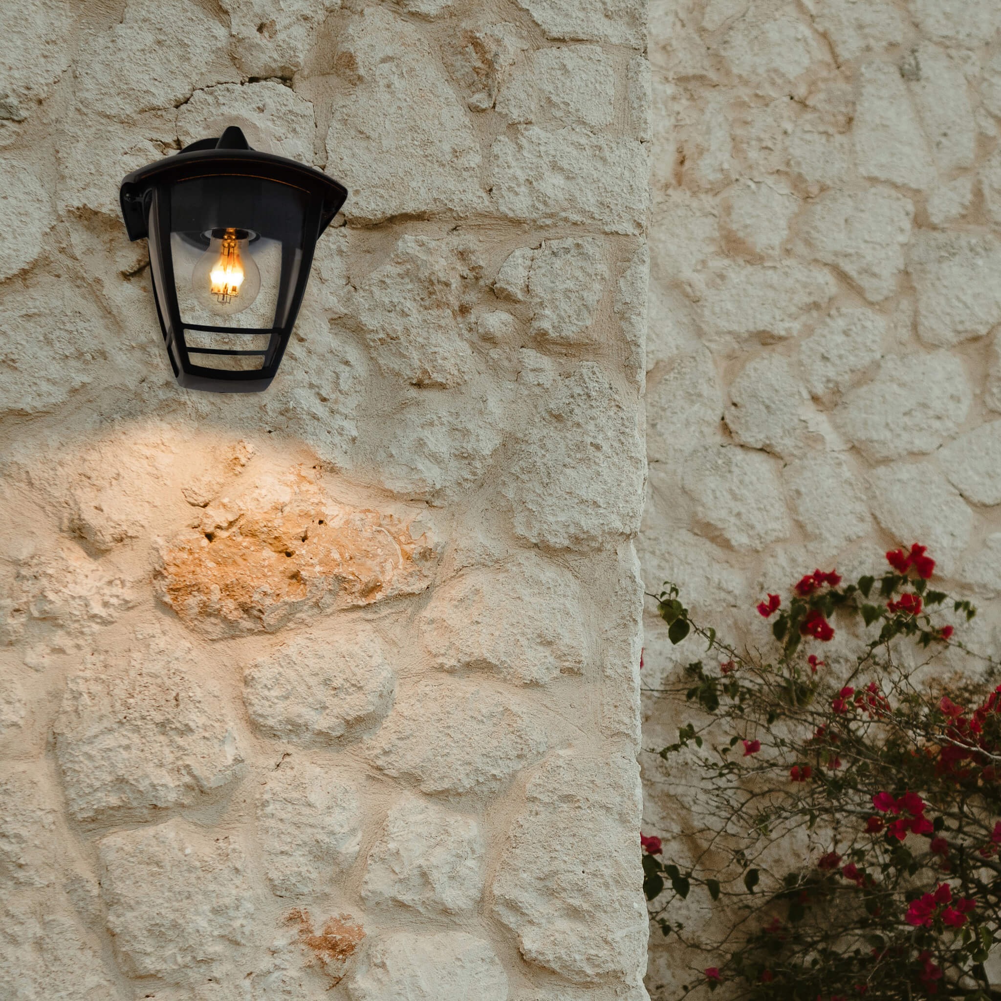 SEGULA Außen-Wandleuchte »Outdoor ANTIQUE down schwarz« E27 1 Stk. Klassisches Laternen-Design,
Aluminium/PC, schwarz, ohne Leuchtmittel