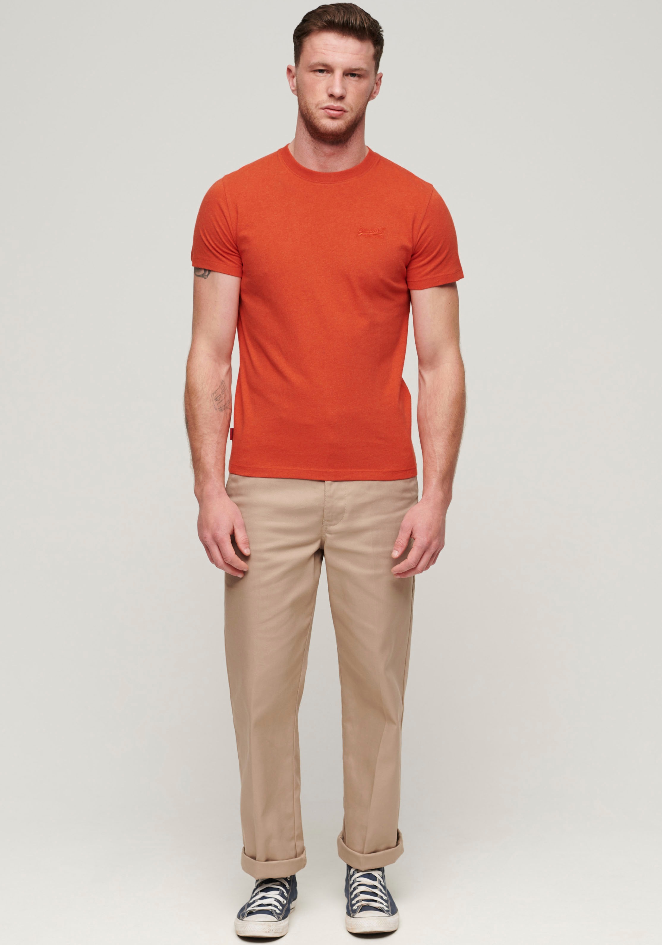Superdry Rundhalsshirt »ESSENTIAL LOGO EMB TEE«