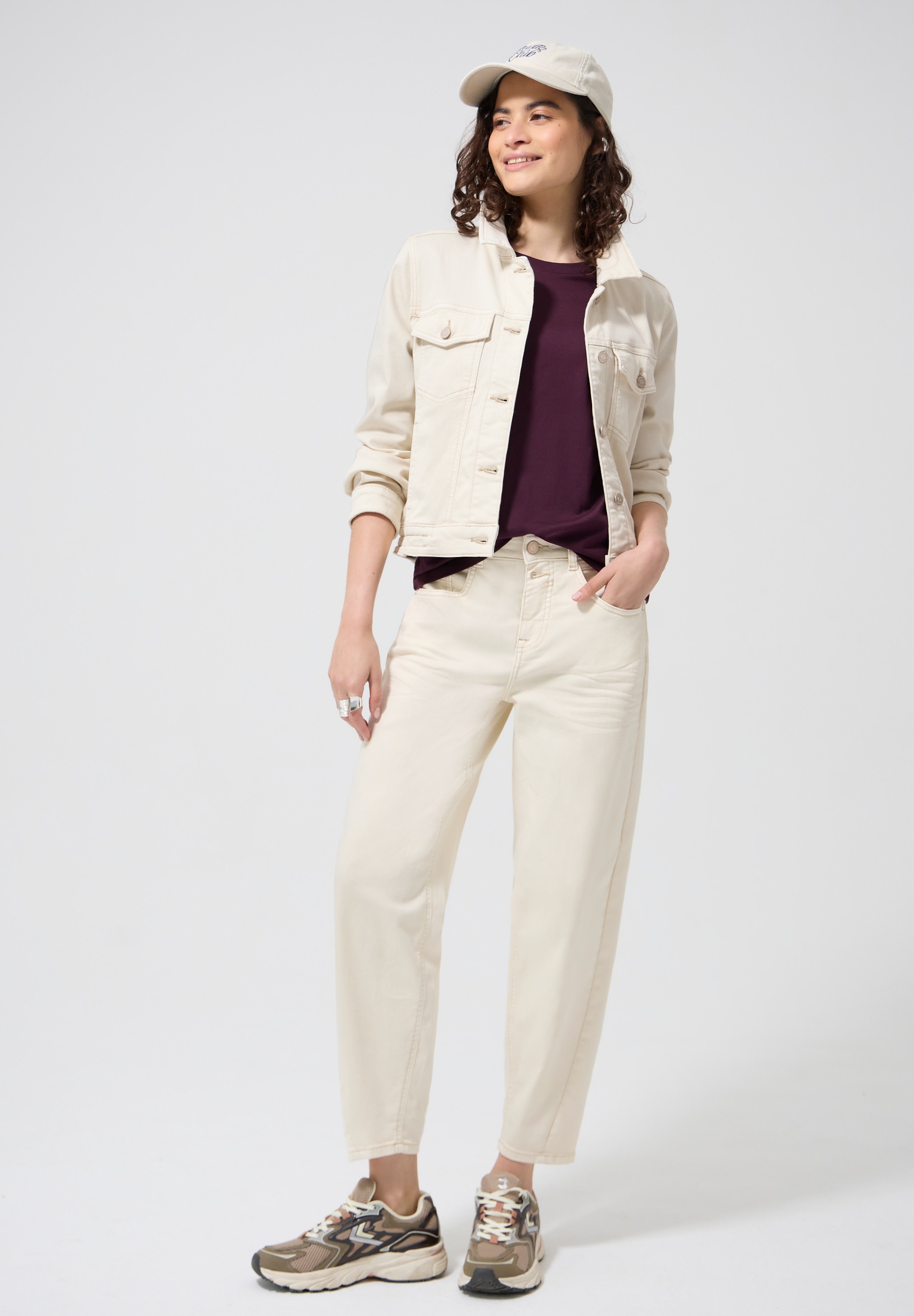 STREET ONE STUDIO Jeansjacke ohne Kapuze mit Brusttaschen