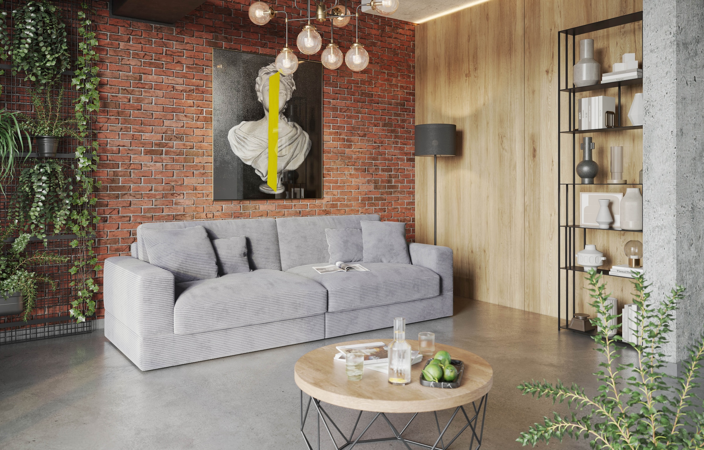 Home affaire Big-Sofa "Innovid" Modernes Modul-Polsterprogramm günstig online kaufen