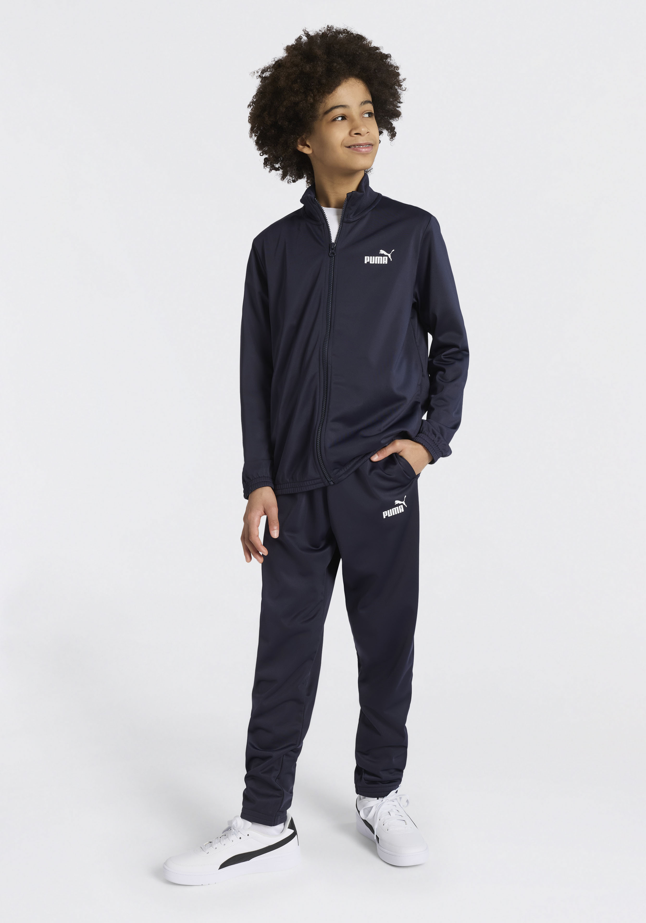 PUMA "POLY SUIT B" 2 Stk. zweiteiliges Set mit Jacke und Hose, für Jugendliche, Regular Fit