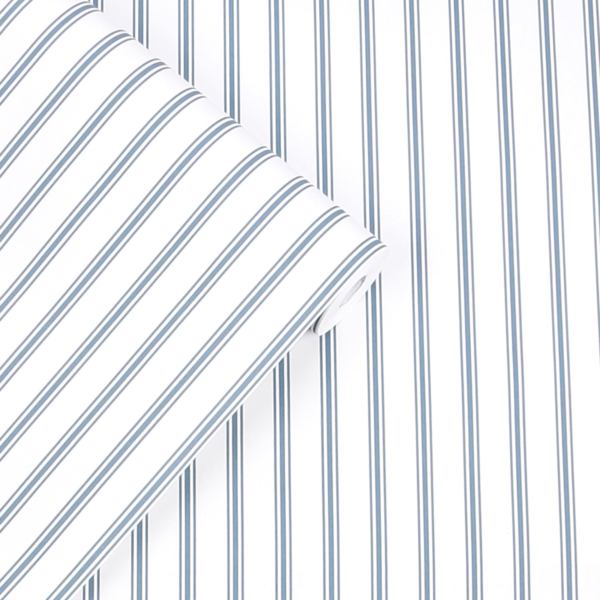 LAURA ASHLEY Vliestapete »Farnworth Streifen«, gestreift, 10mx52cm (ca. 5m2)