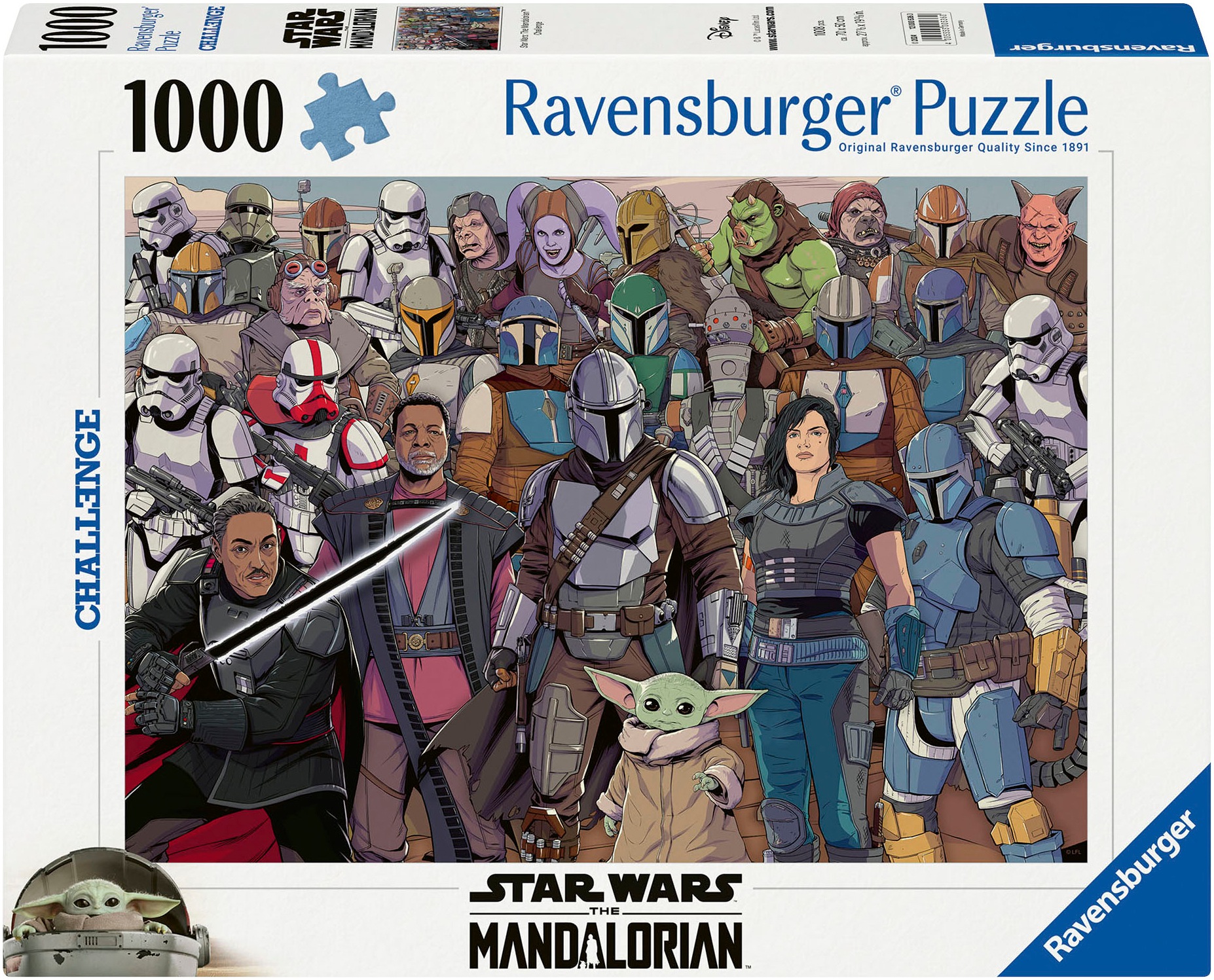 Puzzle »Challenge, Star Wars Mandalorian«, Made in Germany; FSC® - schützt Wald -...