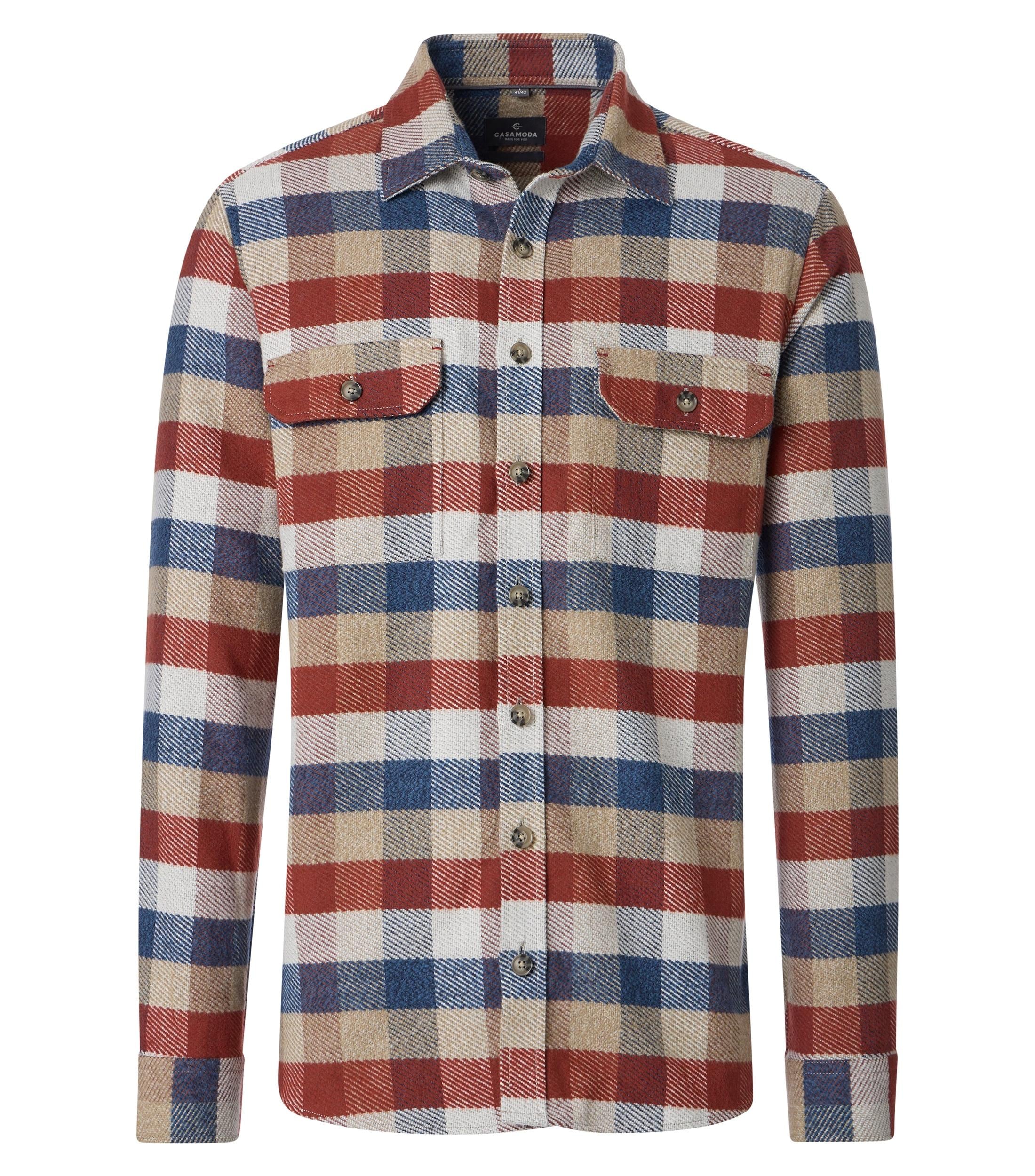CASAMODA Hemdjacke »CASAMODA Hemdjacke kariert«