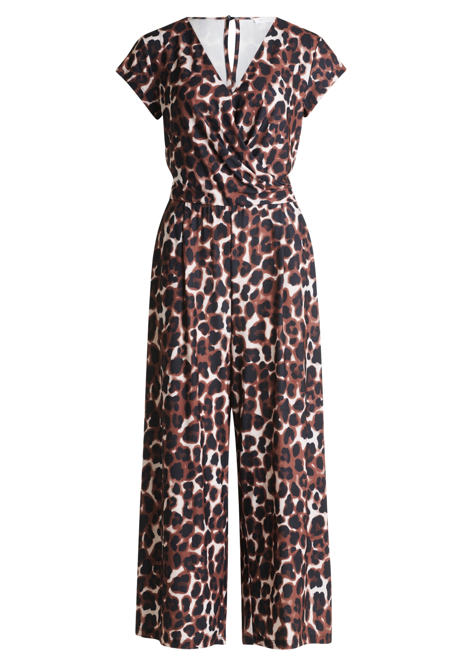 Betty&Co Overall »Betty & Co Jumpsuit kurzarm«, (1 tlg.), Falten