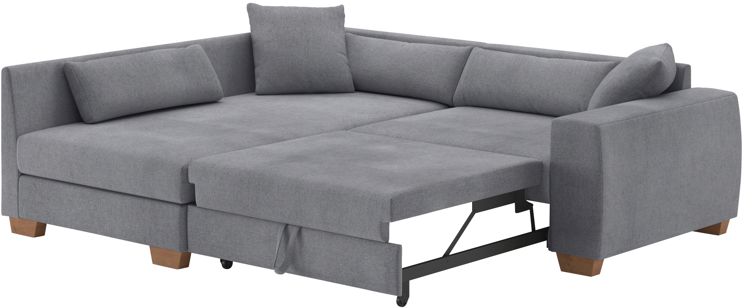 Thumbnail - Mr. Couch Ecksofa "Helena L-Form, bis 140 kg belastbar", mit Taschenfederkern, wahlweise mit Bettfunktion