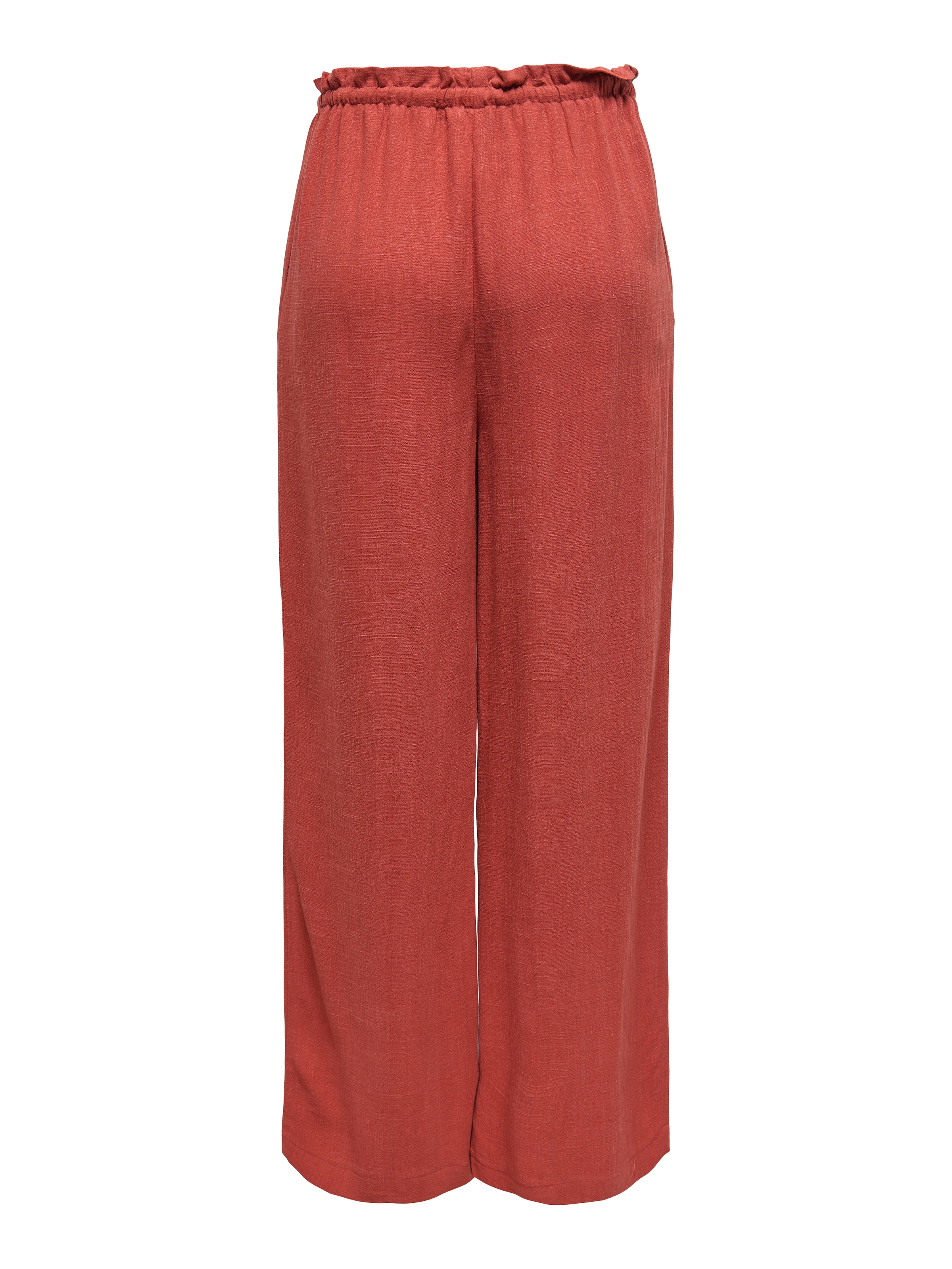 ONLY Schlupfhose »ONLSOLVI MW LINEN BL PB CULOTTE CC PNT«, mit Leinen