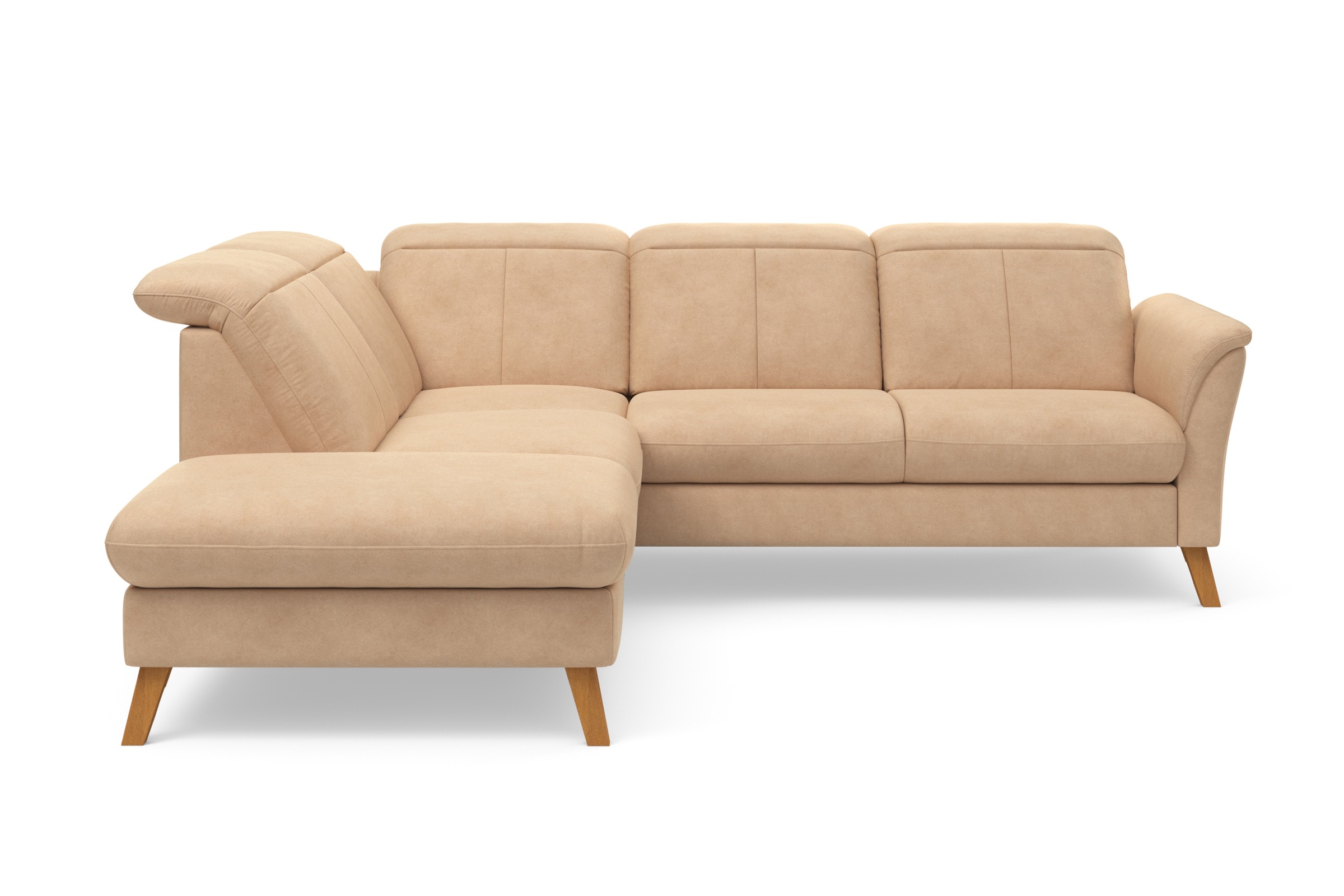 sit&more Ecksofa "Romero L-Form" wahlweise mit oder ohne TV-Funktion, Schlaffunktion, Bettkasten