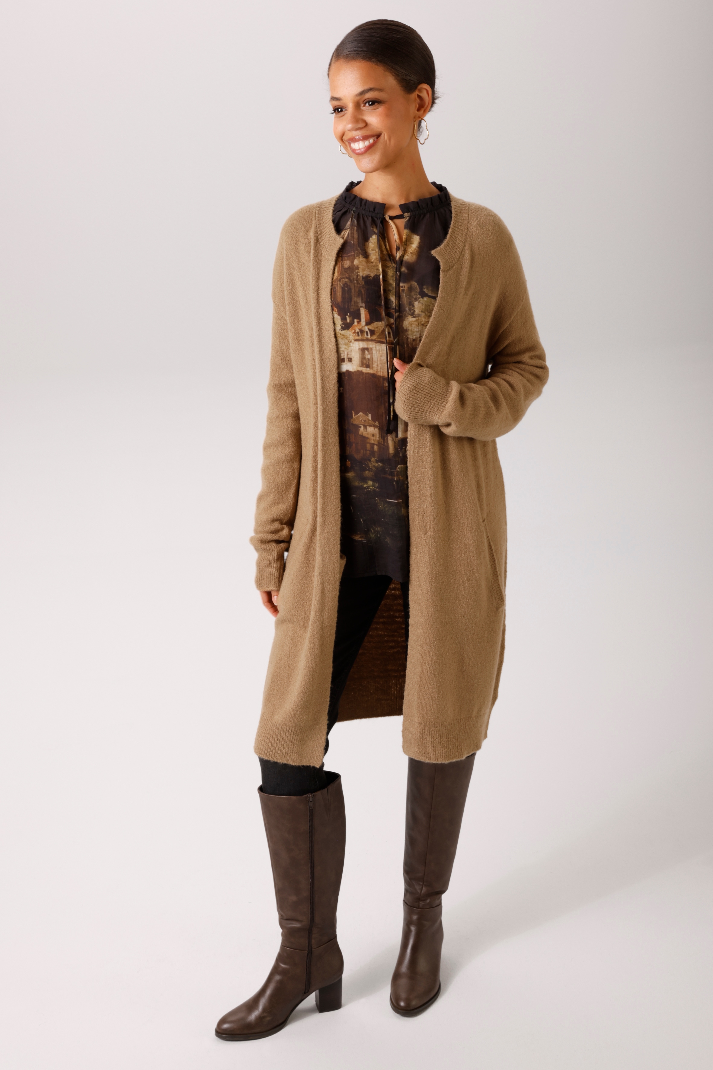 Aniston CASUAL Strickjacke im Oversize Look