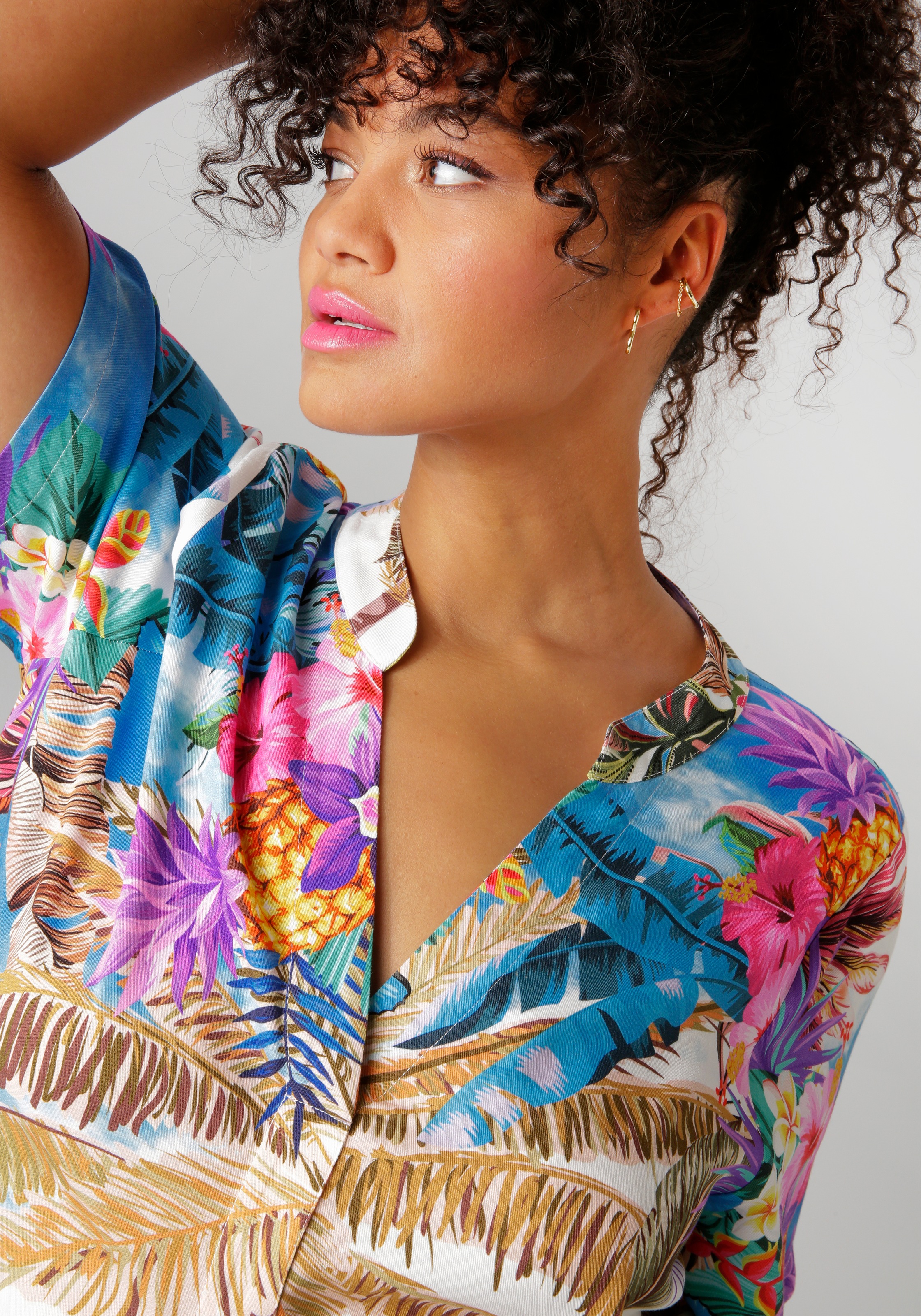 Aniston Plus Shirt Dress Women's Multicolored 50 3