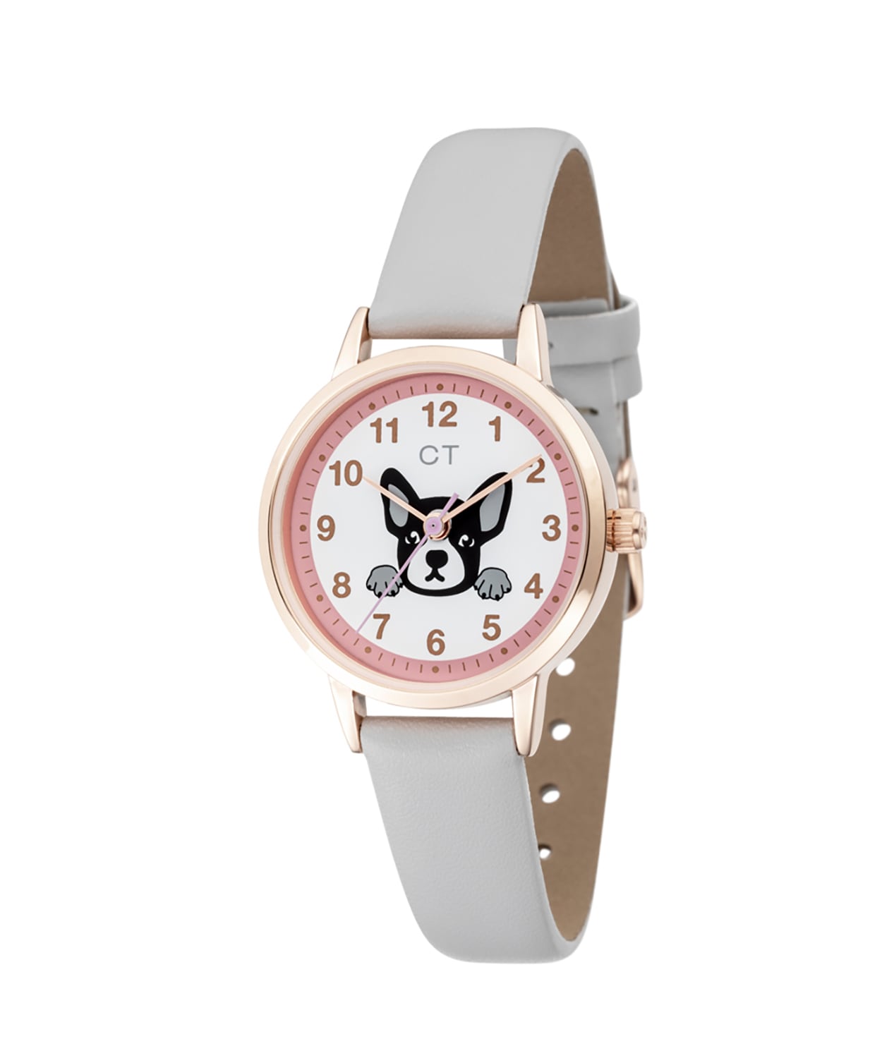 COOL TIME Quarzuhr »The Cool Grey Bully«, Armbanduhr, Kinderuhr, Mädchen, analog