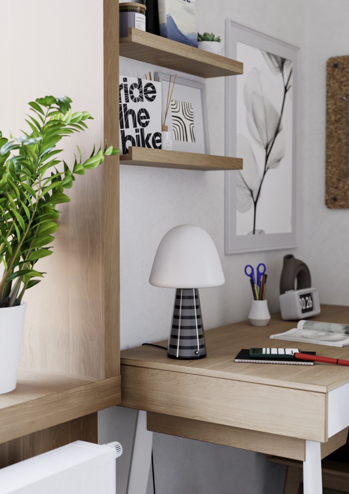 EGLO LED Tischleuchte »PULSE« LED-Modul 1 Stk. Warmweiß LED Tischleuchte Pulse mit Musiksensor RGB