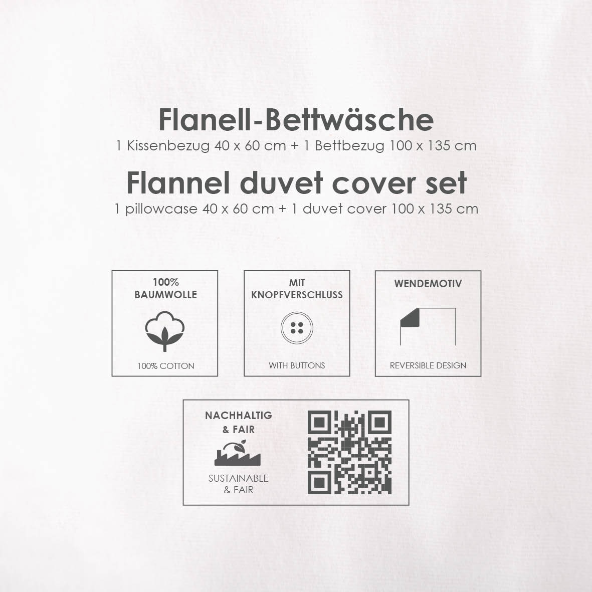 Baby Best Bettwäsche »babybest Waldtiere«, Wendebettwäsche