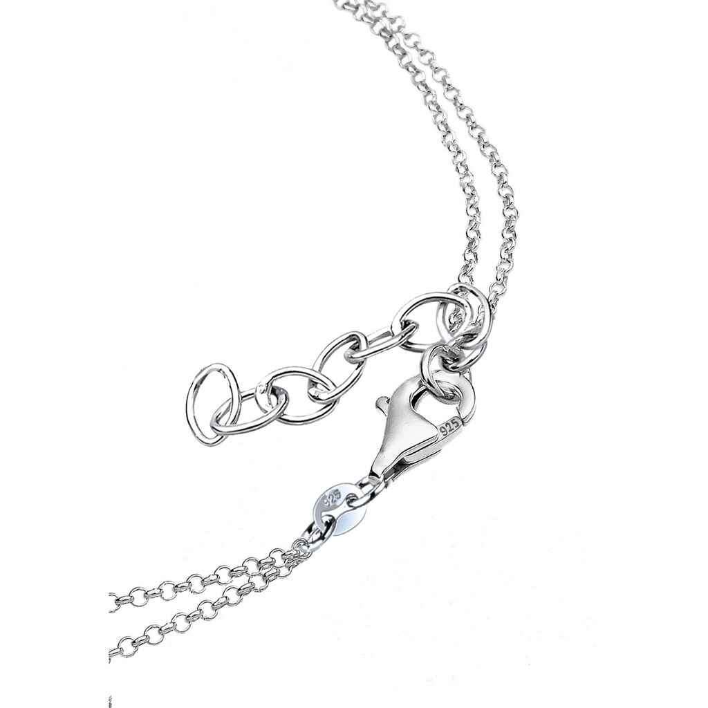 Elli Armband »Herz Liebe Kristalle 925 Silber«