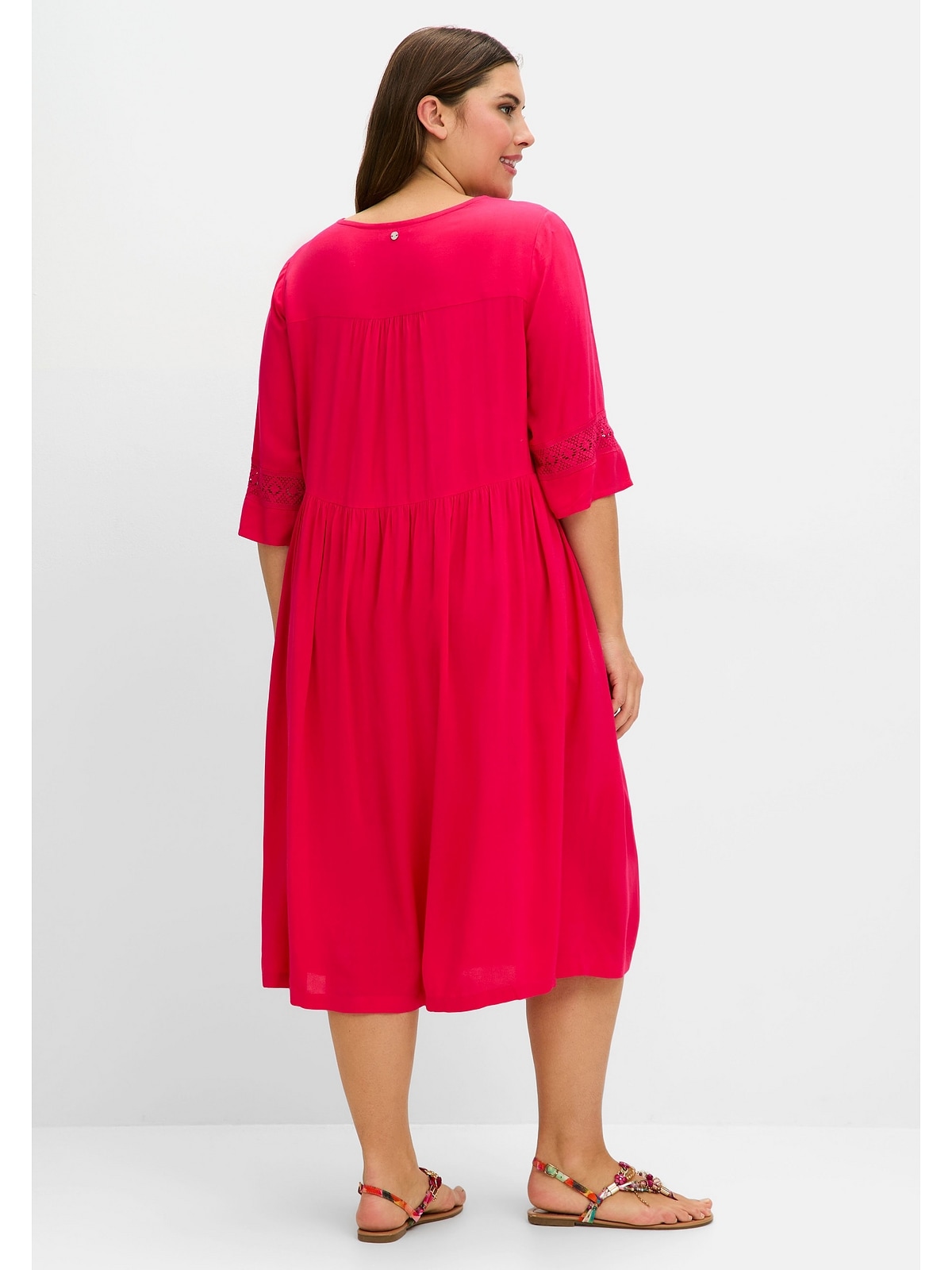 Sheego Sommerkleid »Große Größen«, mit Häkelspitze