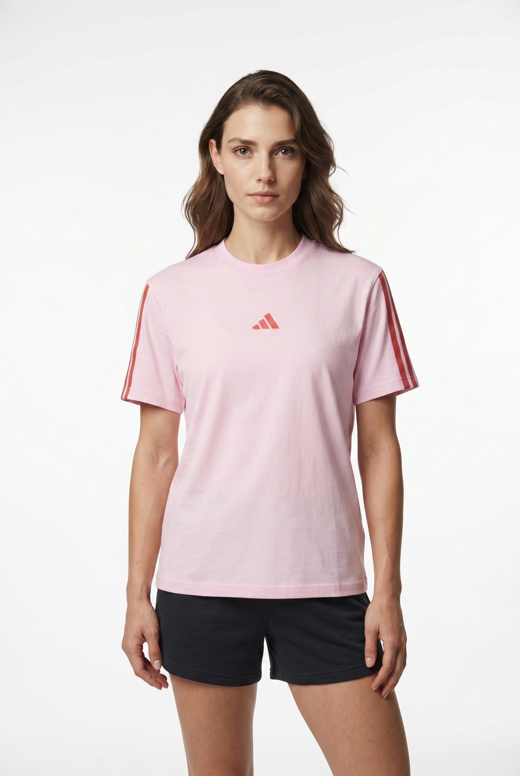 adidas Sportswear T-Shirt »W 3S SJ T B« klassische 3-Streifen an den Ärmeln, ohne Verschluss