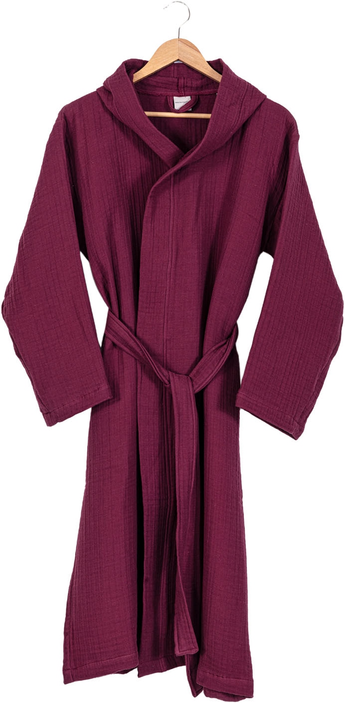 Egeria Morgenmantel »Balance mit Kapuze« 1 Stk. Musselinstoff