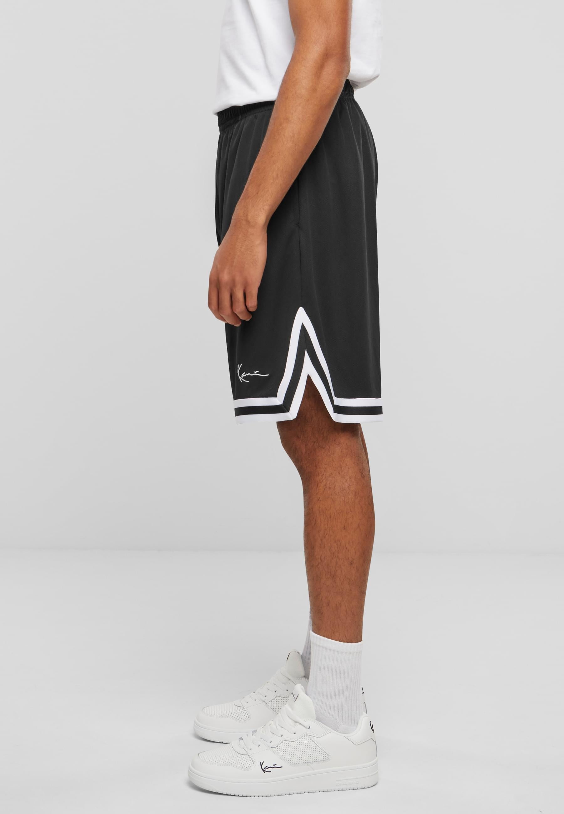 Karl Kani Stoffhose »Karl Kani Herren Signature Mesh Shorts«, (1 tlg.)