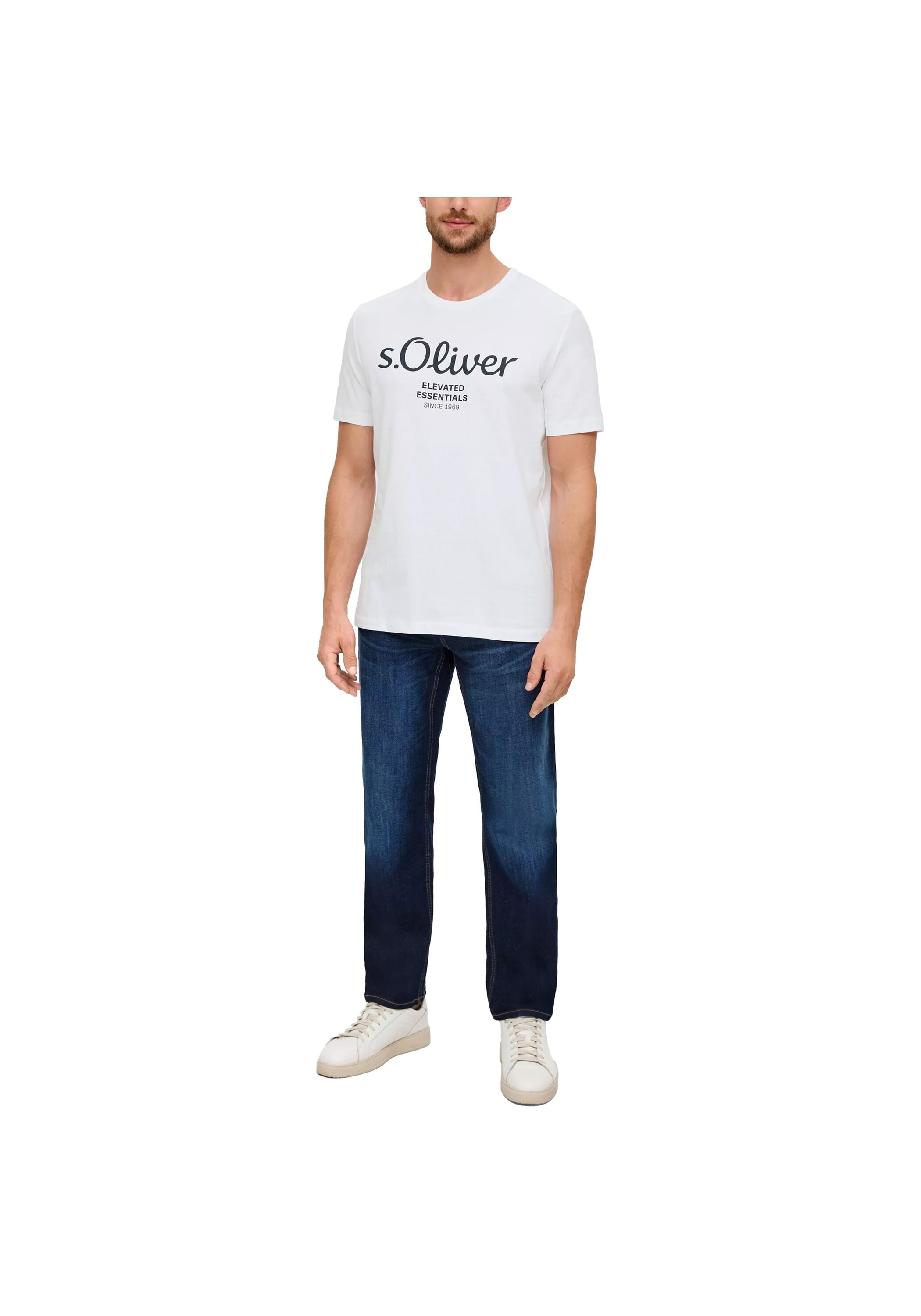 s.Oliver T-Shirt 1er Pack Weiß 3XL 2