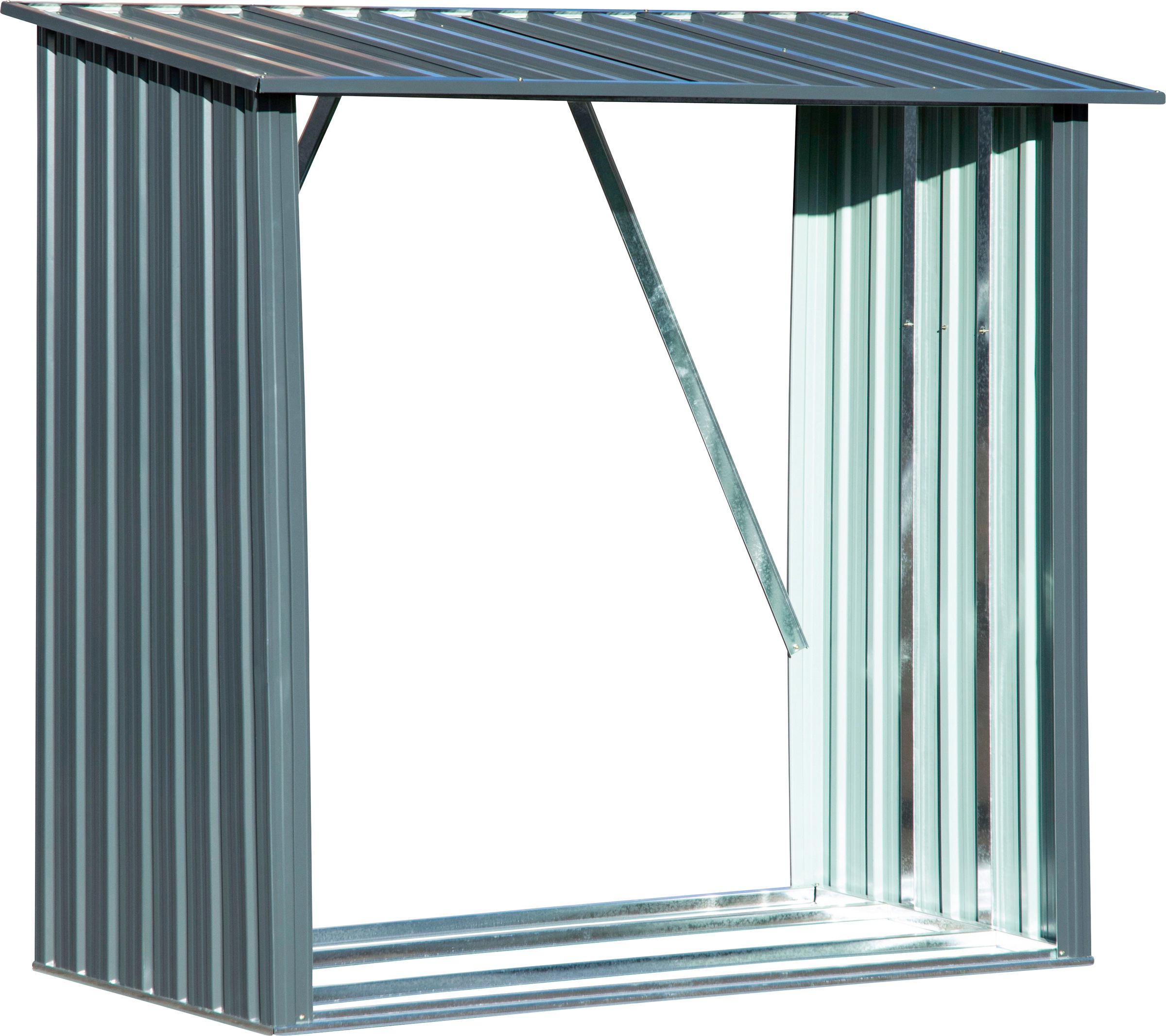 Thumbnail - dobar Kaminholzregal "Madera XXL" 163 x 83 x 154 cm