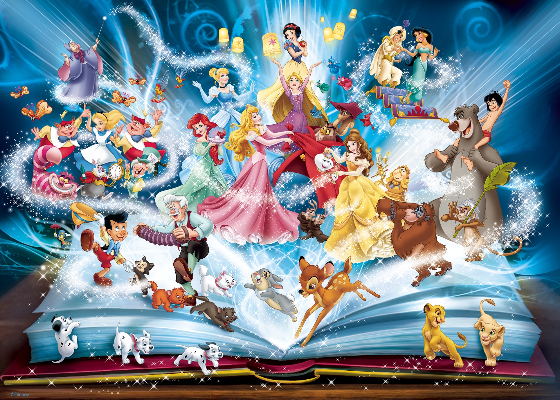 Ravensburger Puzzle »Disney Classics, Disney´s magisches Märchenbuch«, Made in Germany; FSC® - schützt Wald - weltweit