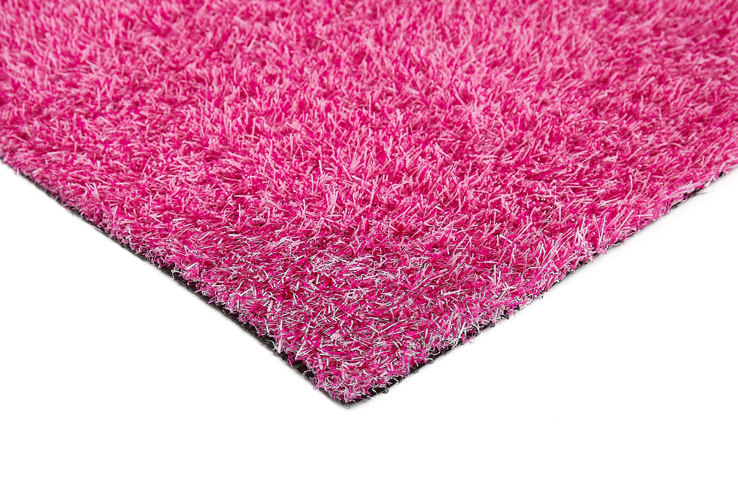 Kunstrasen ANDIAMO "Trendy, Gesamthöhe 25 mm, Made in Netherlands", pink, B:100cm L:200cm, Polyethylen (PE), Teppiche, Rasenteppich, moderne Optik, mit Drainagelöchern, strapazierfähig 3