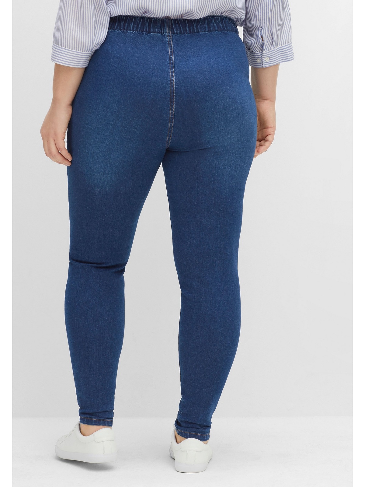 Sheego Jeansjeggings "Große Größen", in individueller Waschung günstig online kaufen