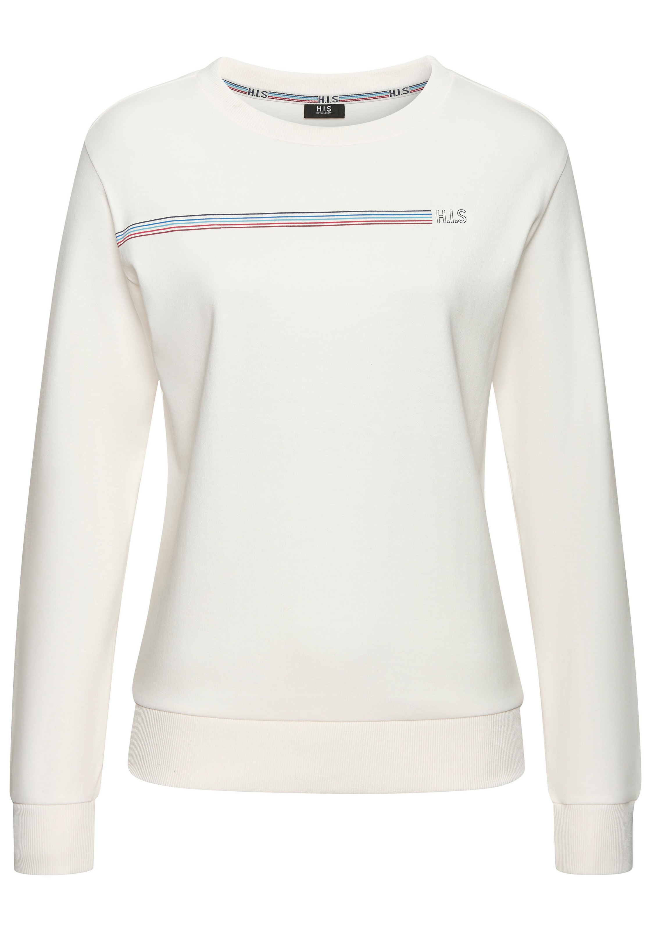H.I.S Sweatshirt Basic mit Logodruck, Loungewear günstig online kaufen