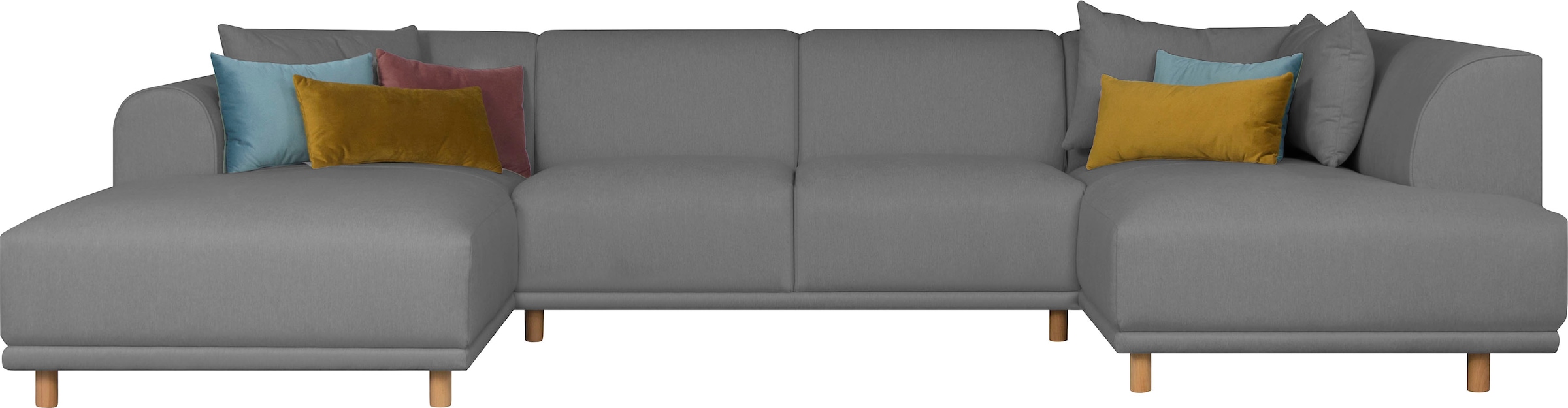 OTTO home Wohnlandschaft "Maroon U-Form" in skandinavischem Design, mit los günstig online kaufen