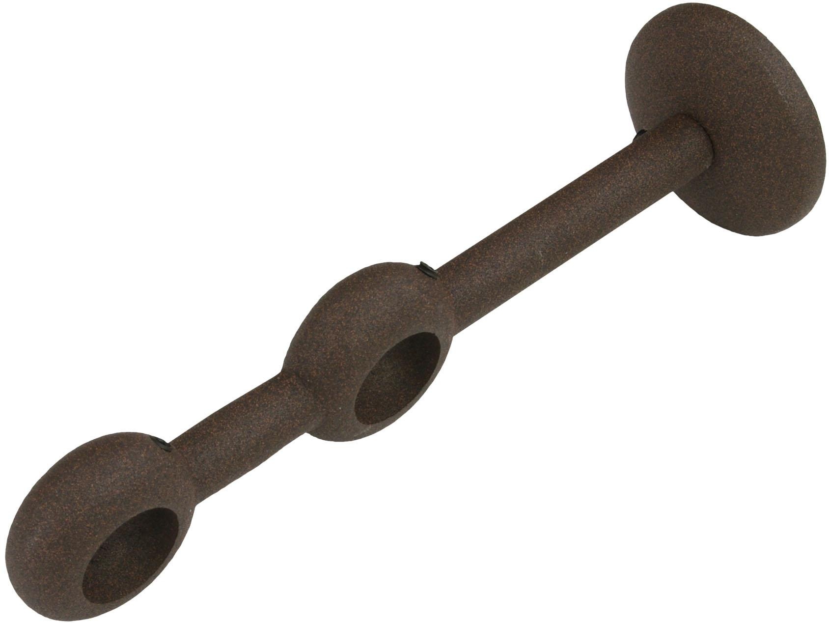 Liedeco Gardinenstange »Esp Kegel«, 2 läufig-läufig, Fixmaß, 2-läufig im Fixmaß Ø 16 mm