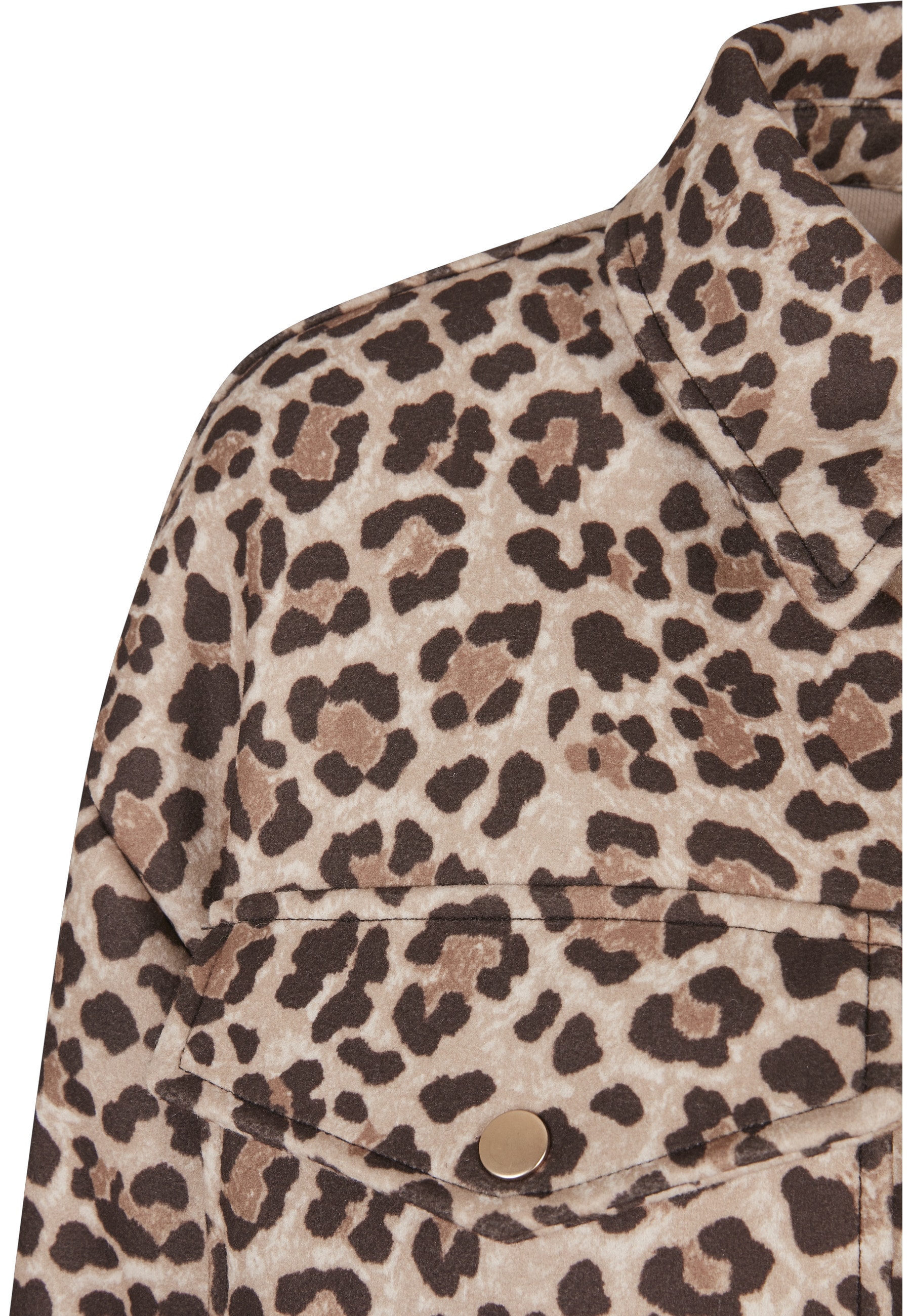 URBAN CLASSICS Langmantel »Urban Classics Damen Ladies AOP Overshirt«