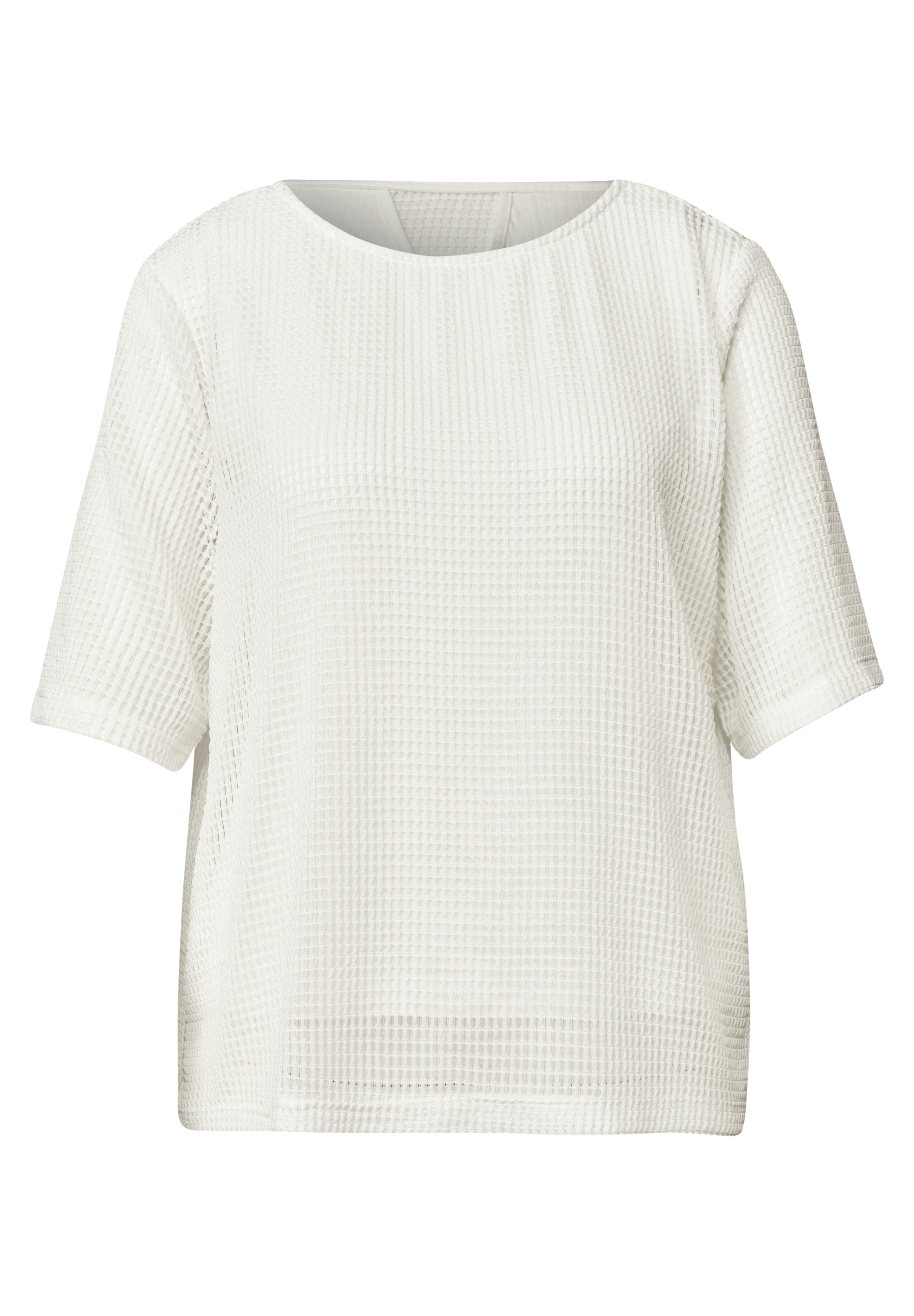 STREET ONE T-Shirt mit Mesh-Spitze