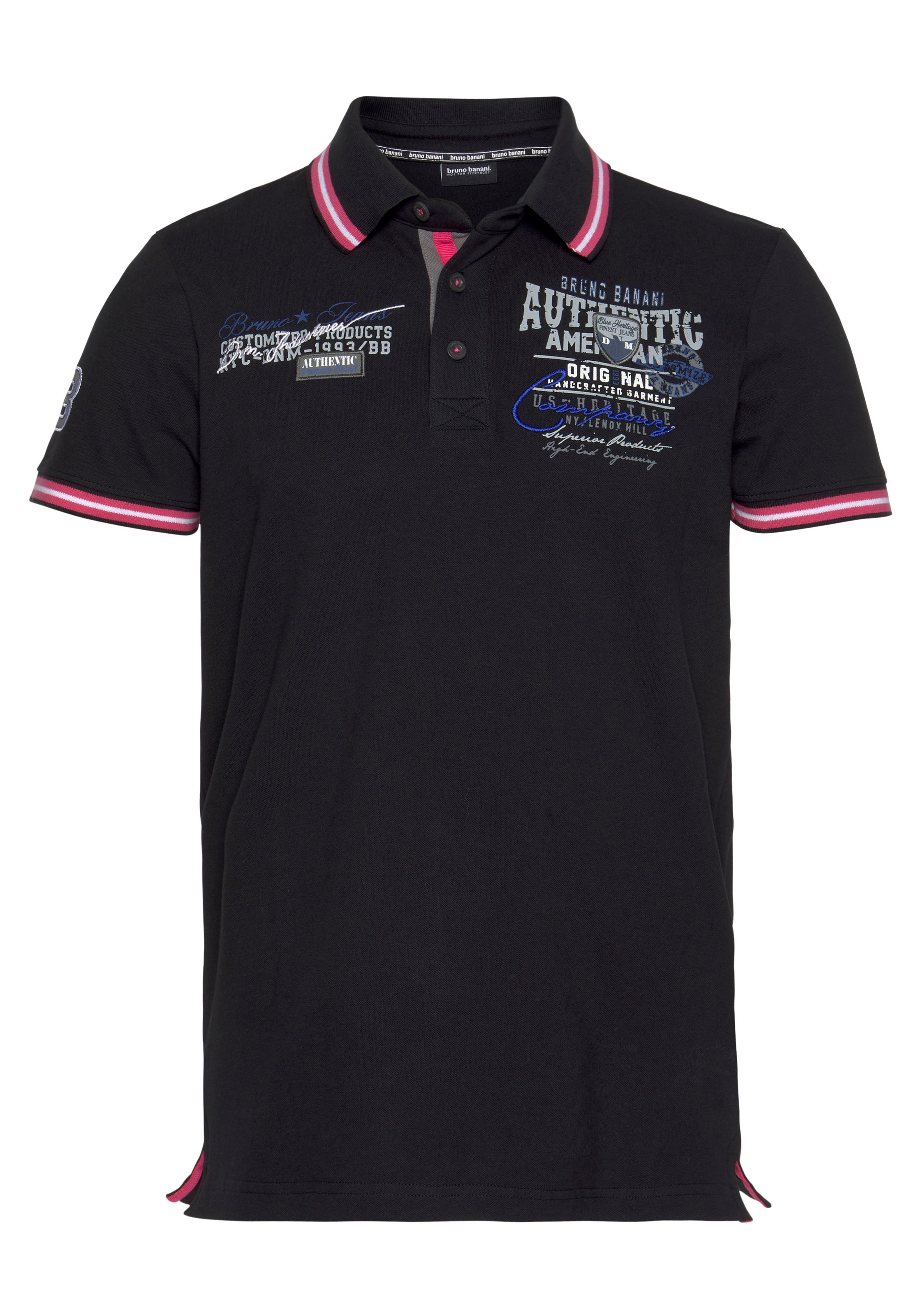 Bruno Banani Poloshirt, mit Rückenprint