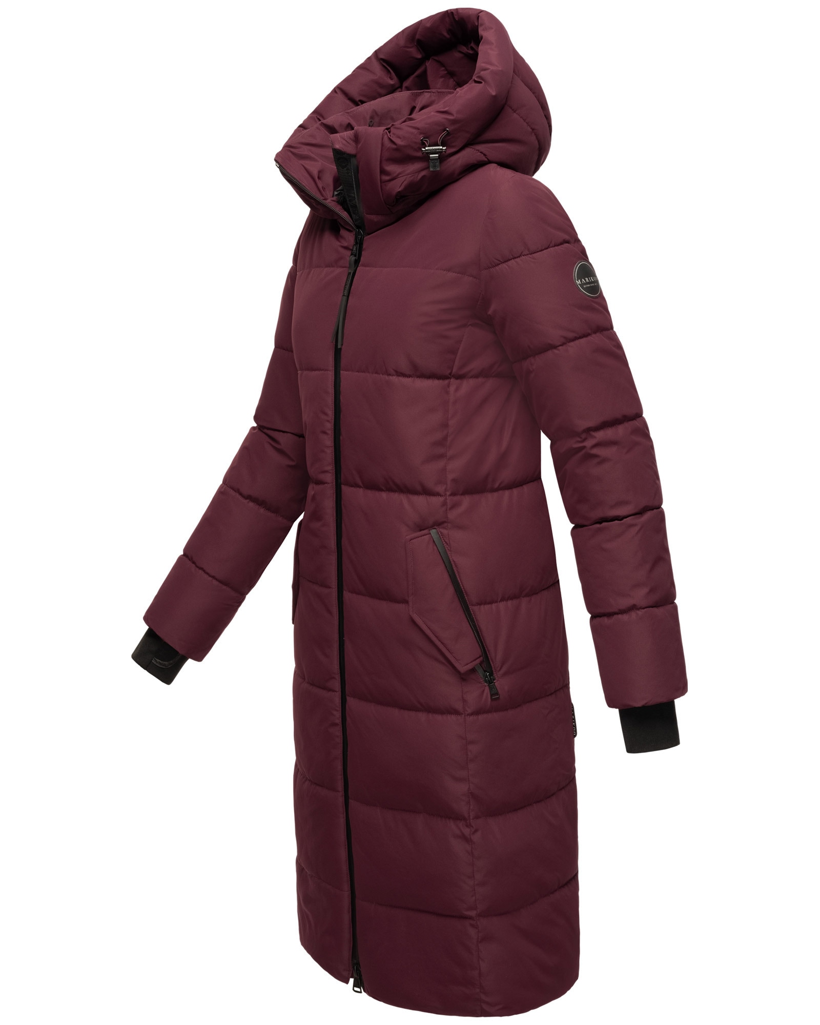Marikoo Steppjacke »Zuraraa XVI«, langer Winter Mantel gesteppt