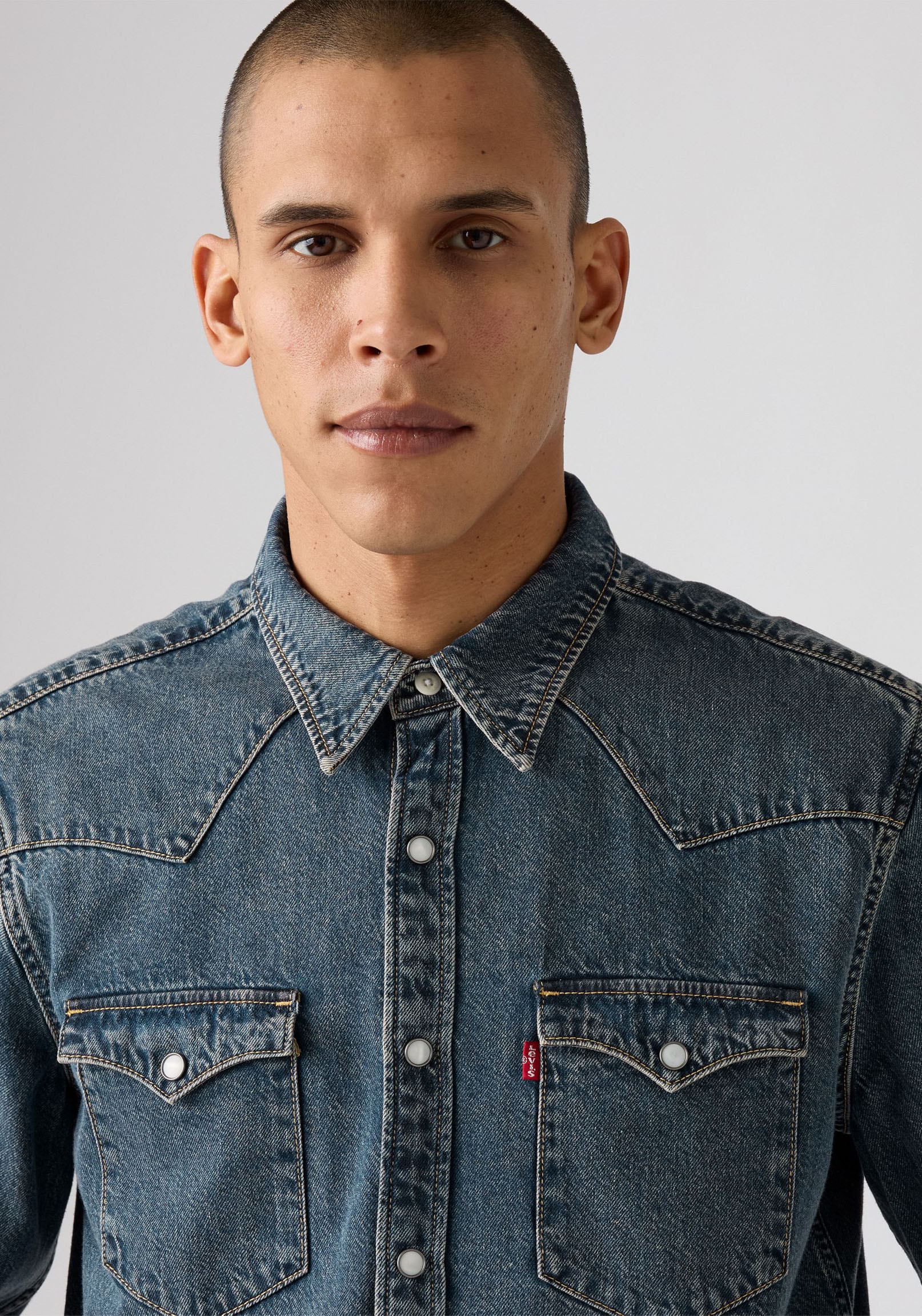Levi's® Jeanshemd »LE BARSTOW WESTERN STAND«, mit Brusttaschen