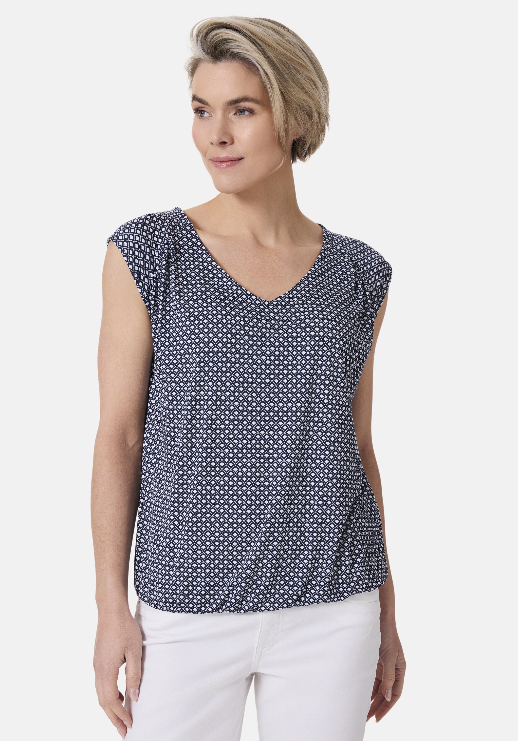 STOOKER WOMEN Shirttop "VEGA Print Top", Blusentop Regular Fit für Damen günstig online kaufen