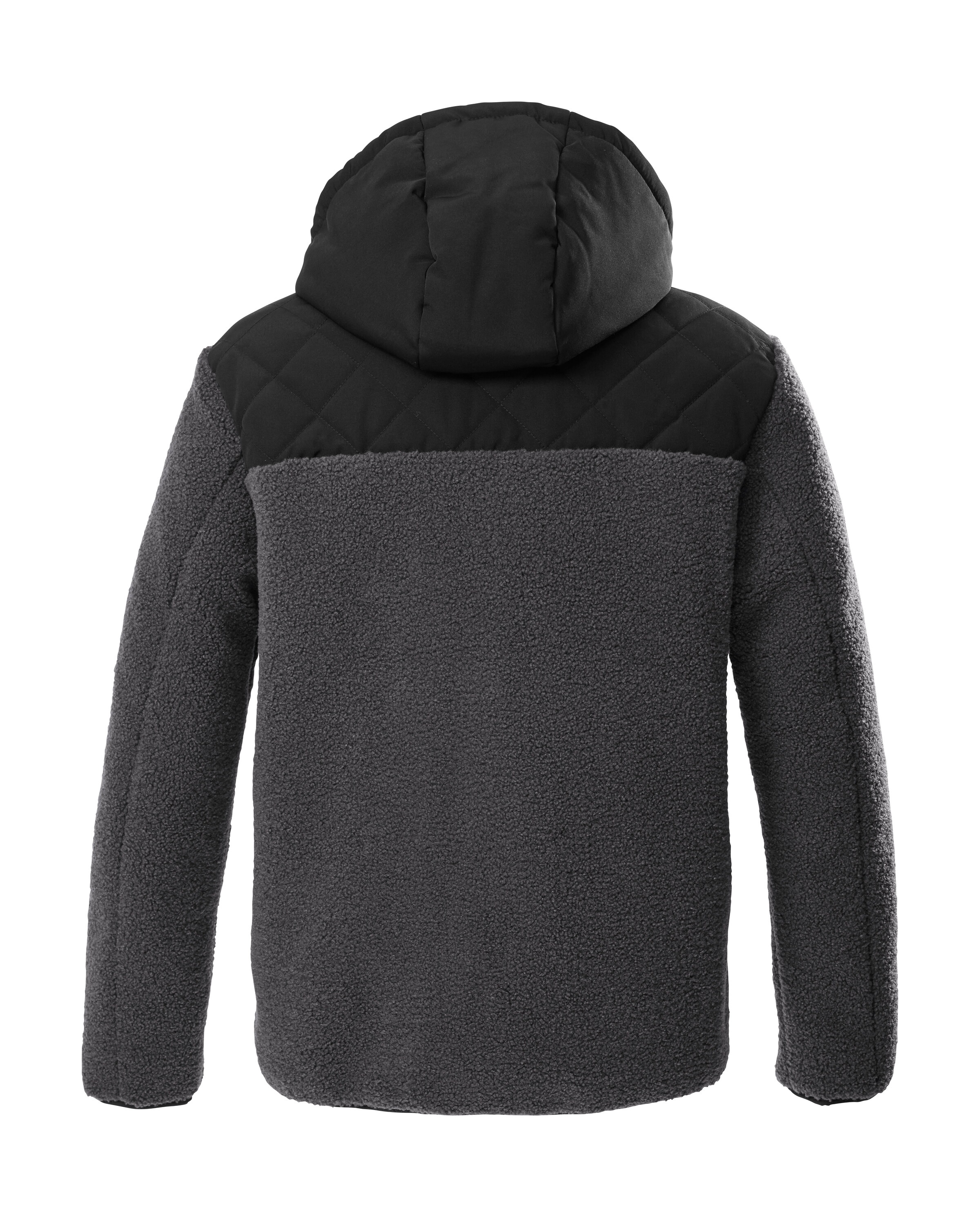 G.I.G.A. DX by killtec Funktionsjacke »GW 130 MN JCKT«, Wasserabweisende Hybridjacke mit Teddy-Optik und abnehmbarem Logo