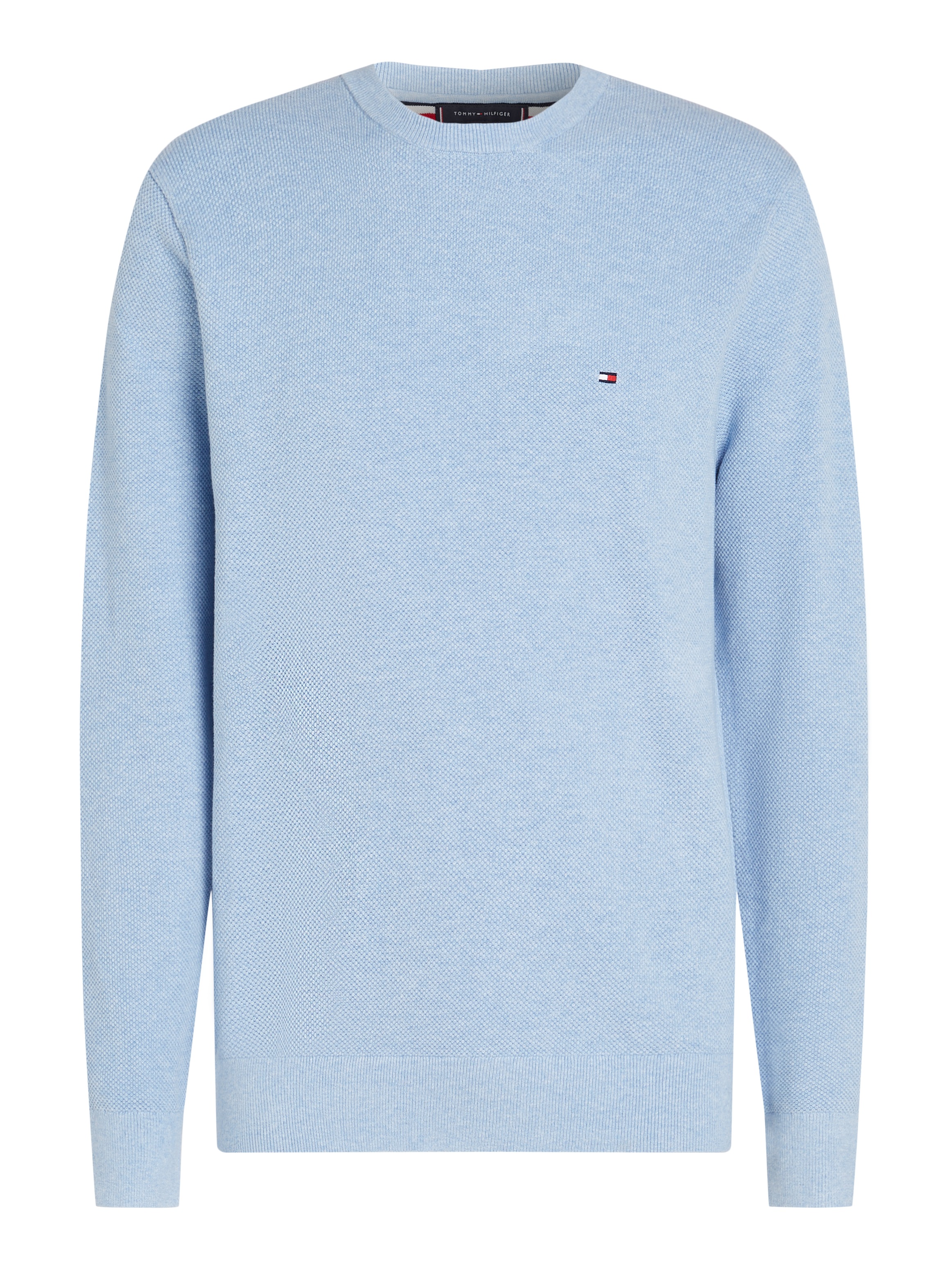 Tommy Hilfiger Rundhalspullover »ESSENTIAL STRUCTURE CREW NECK«, mit feiner Struktur