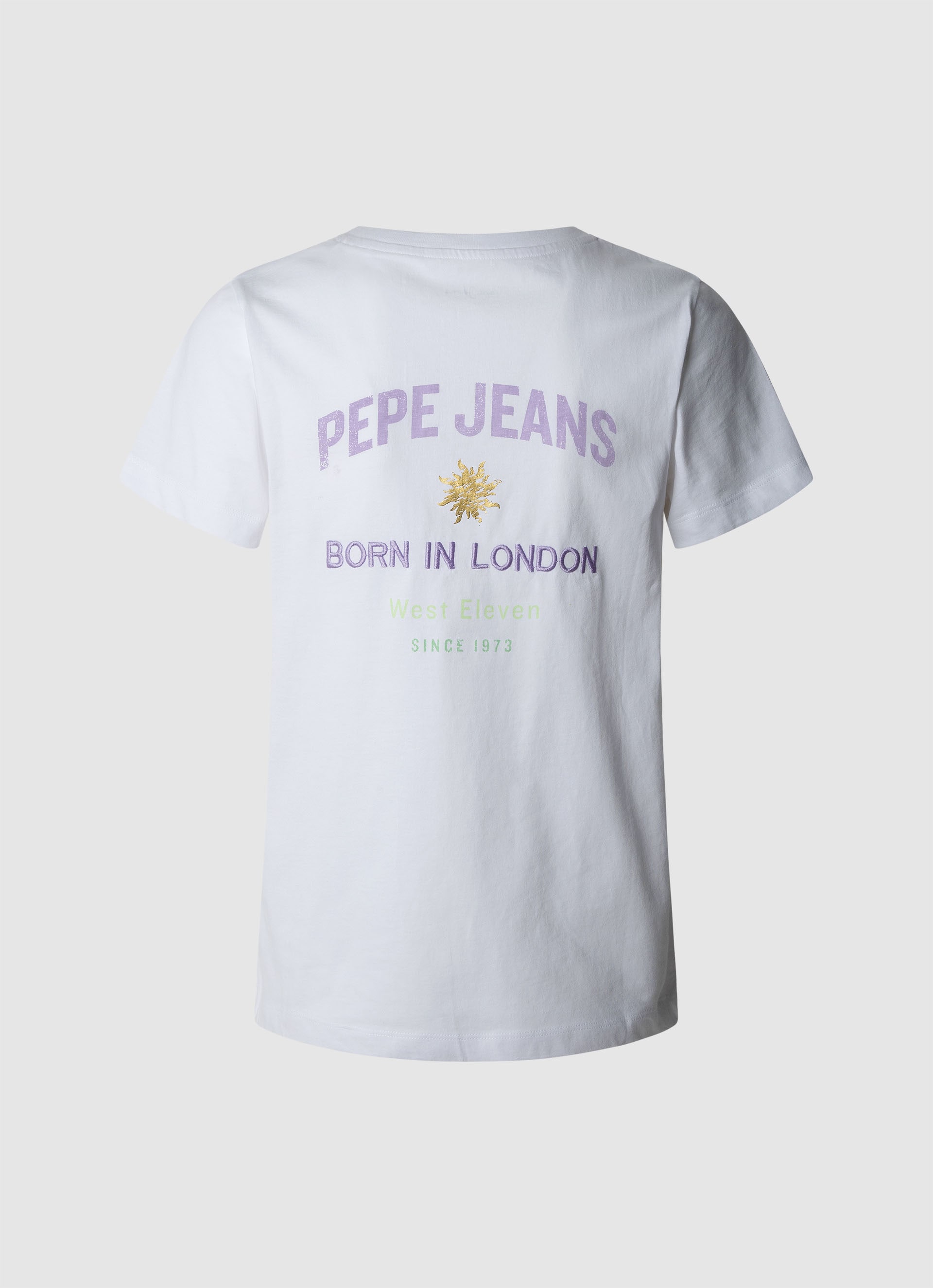 Pepe Jeans T-Shirt »AMANDA«, mit Stick- und Druckelementen